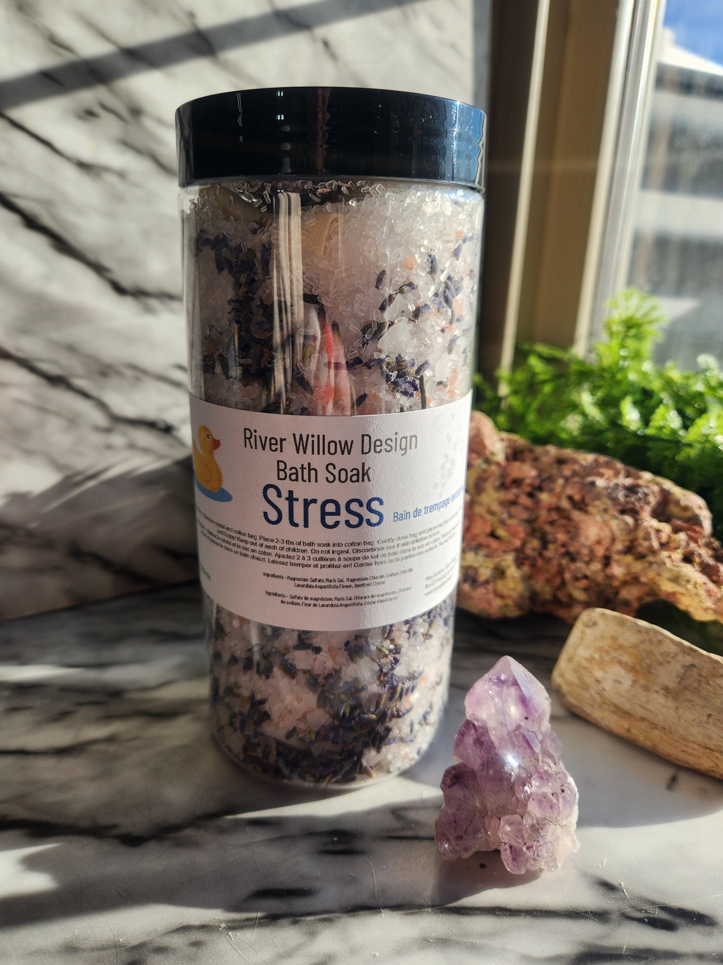 Crystal and Herbal Infused Bath Soaks