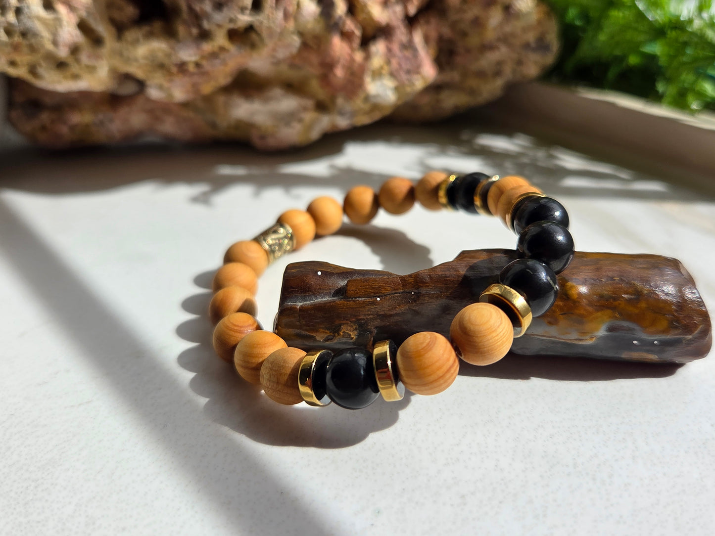 Shungite & Hematite Bracelet ⚫️