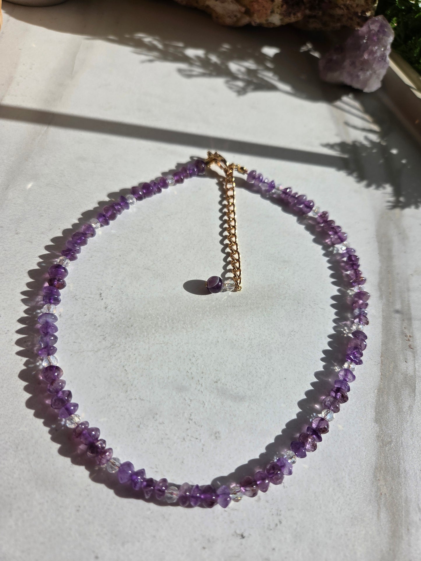 Amethyst Necklace, Bracelet & Earring Set π