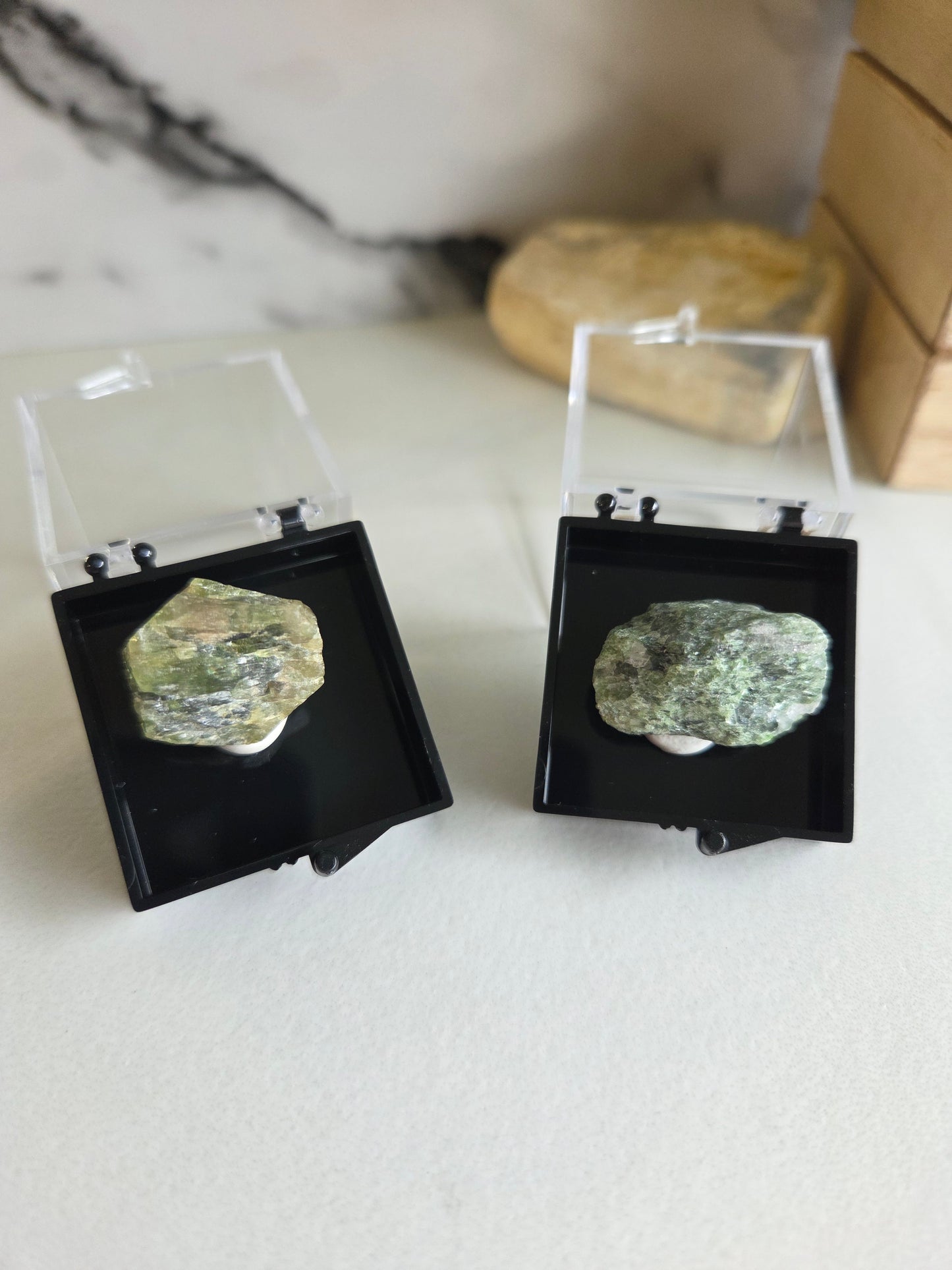 Natural Diopside Crystal Specimens πΏ
