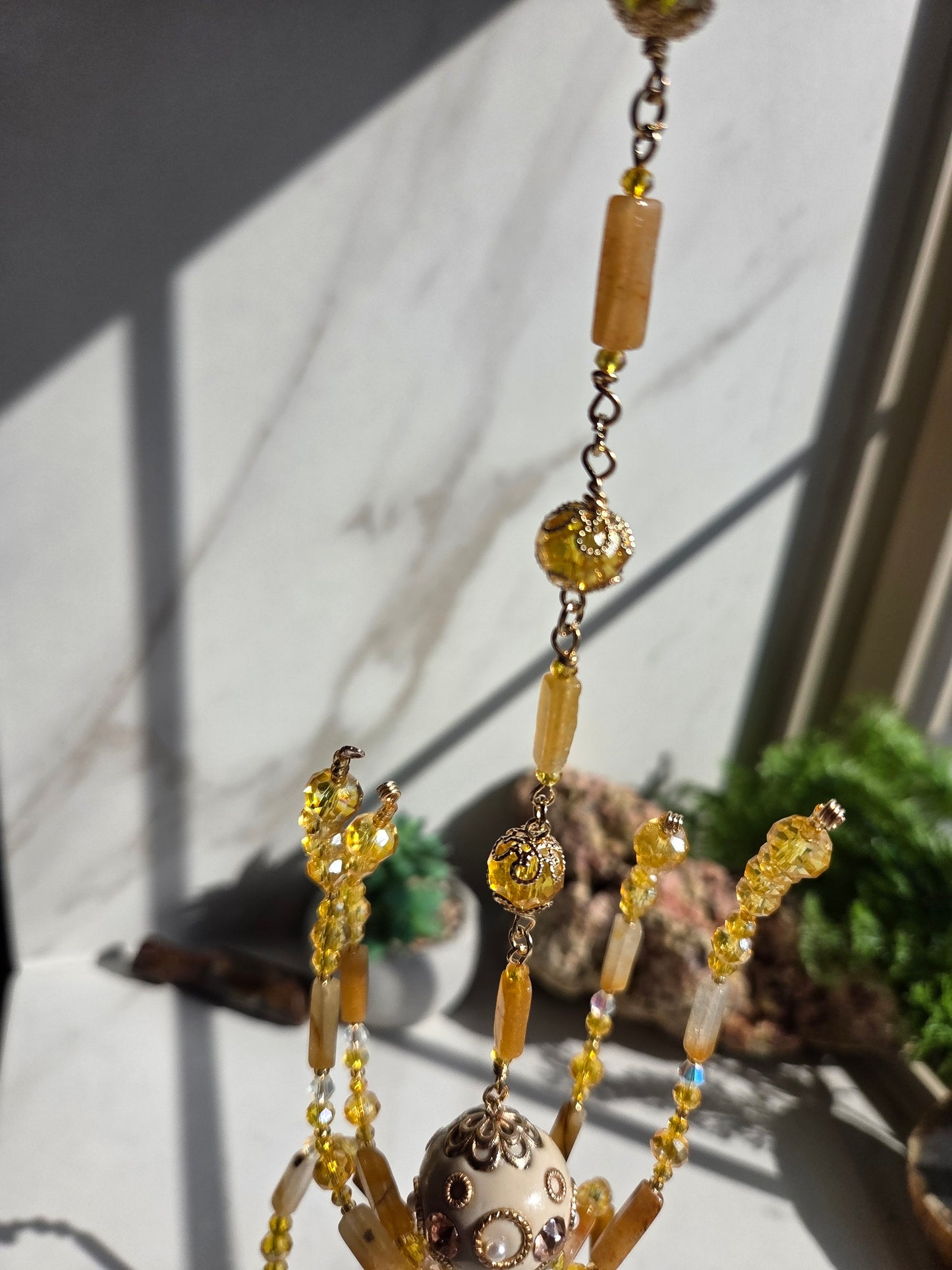 Golden Healer Spider Suncatcher ๐ ๐ธ๐ท