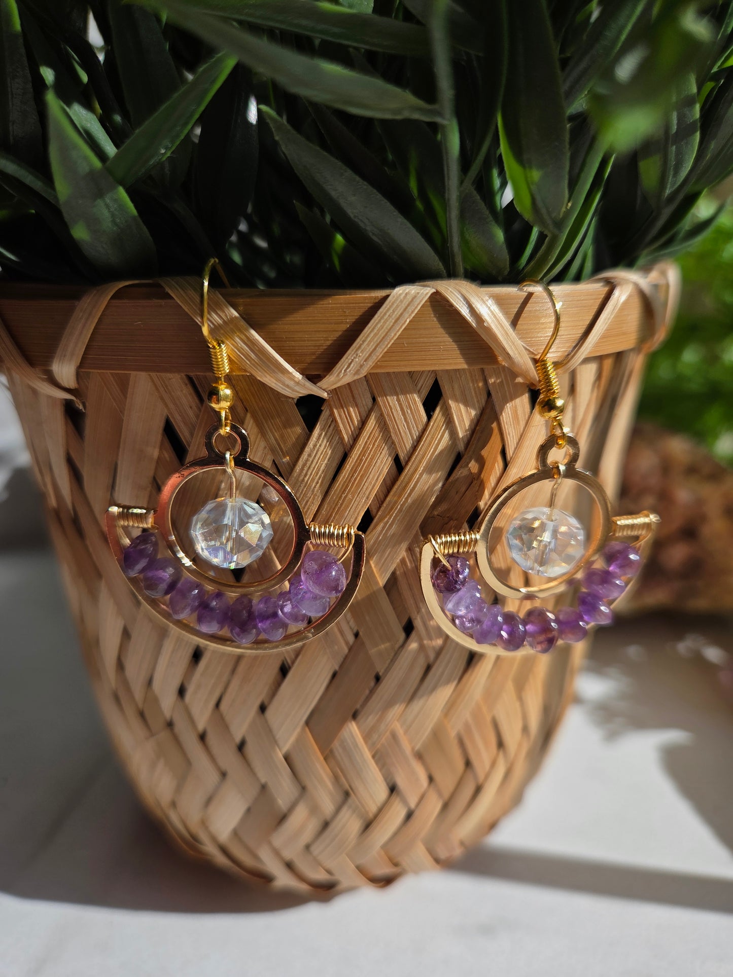 Amethyst Necklace, Bracelet & Earring Set π