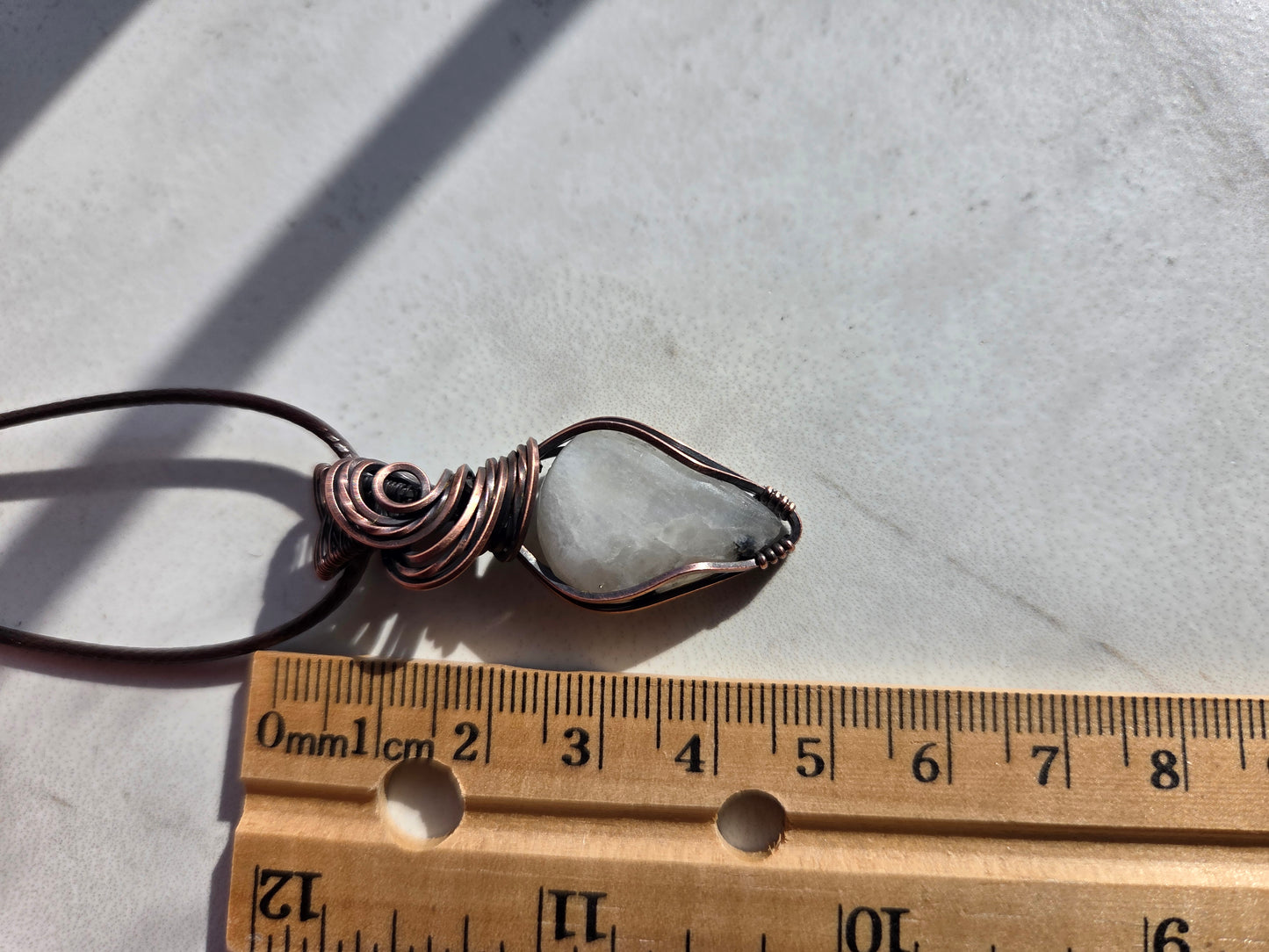Rainbow Moonstone Necklace 🌙