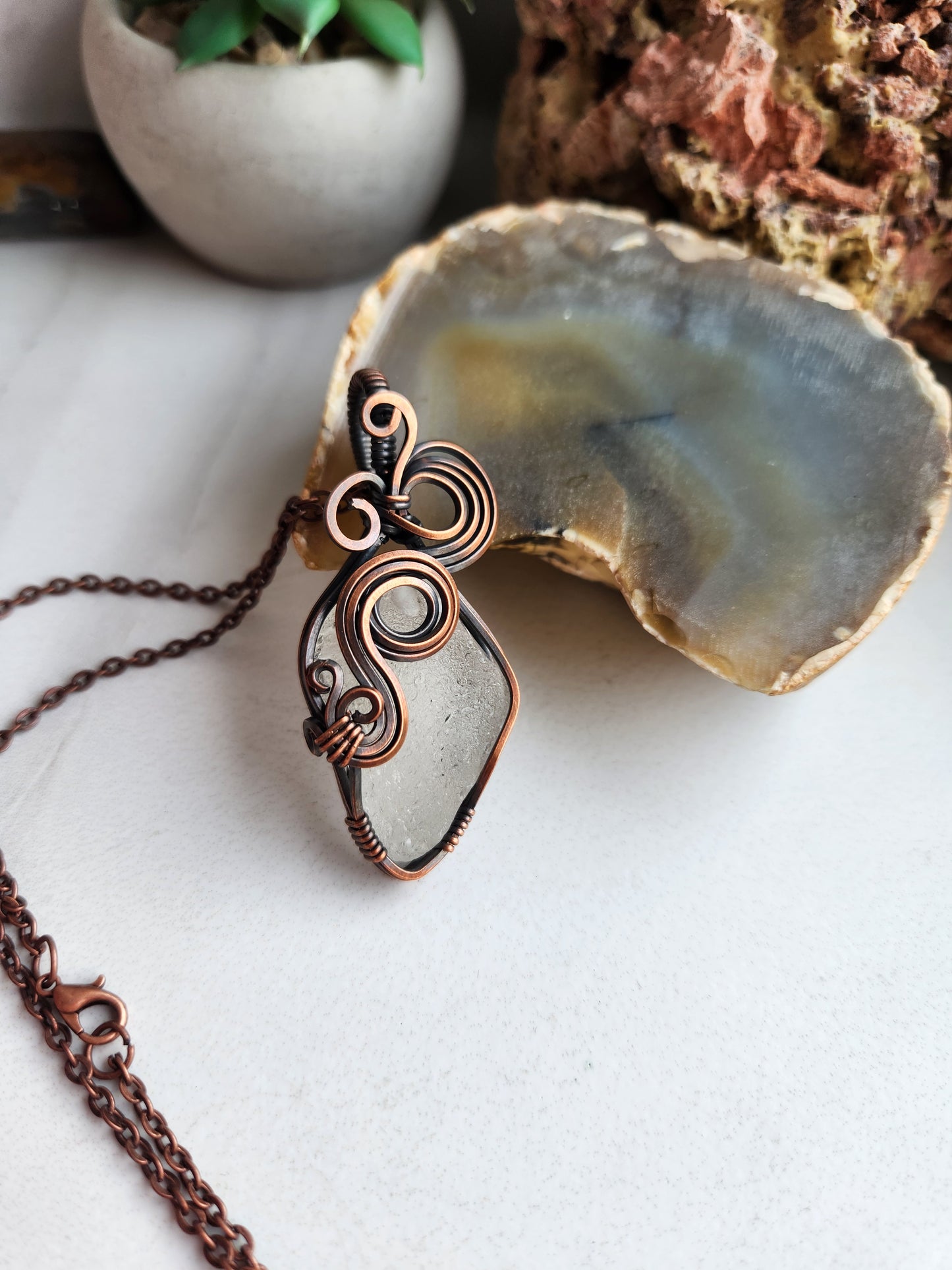Canadian Seaglass Necklace