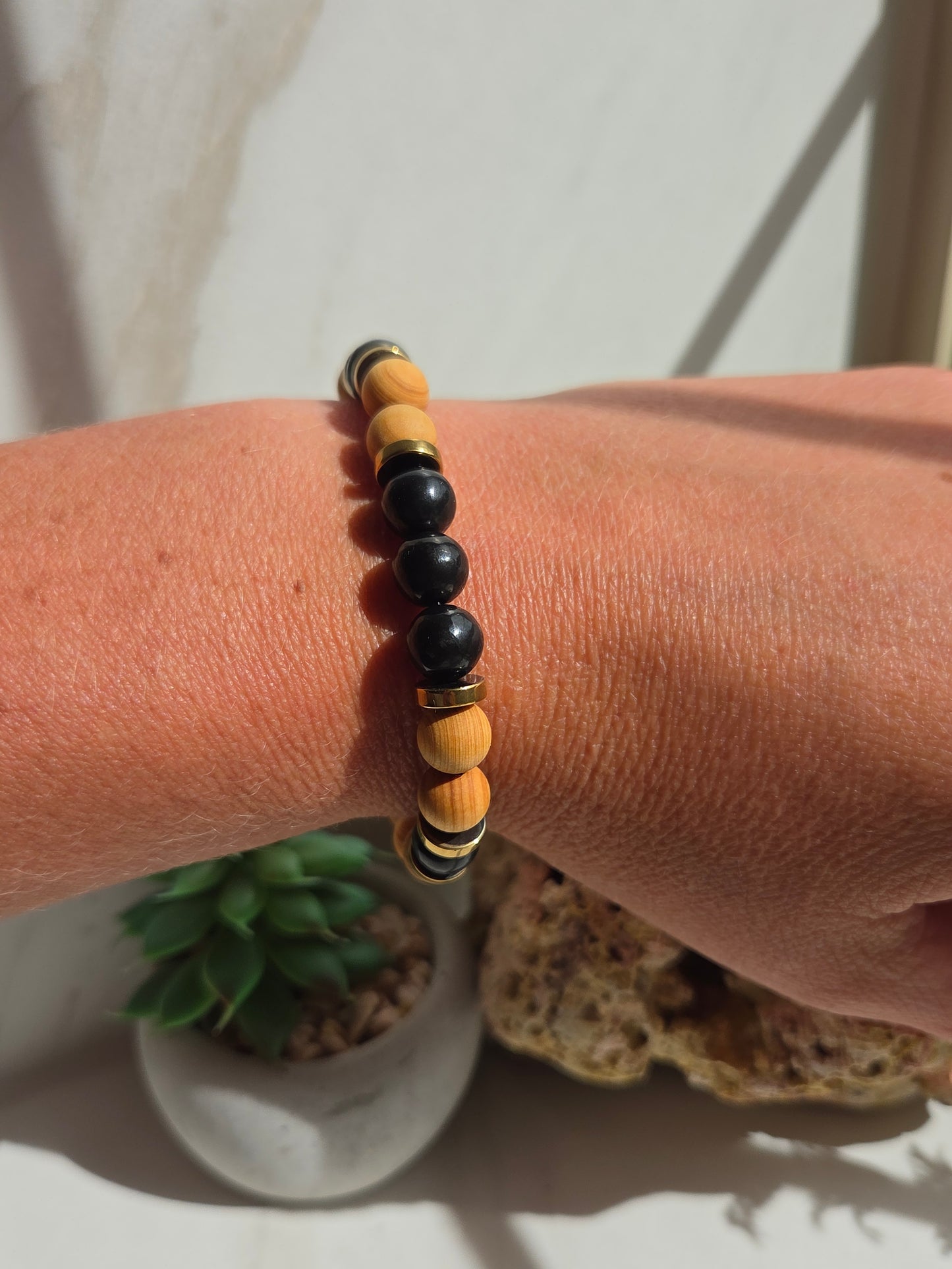 Shungite & Hematite Bracelet ⚫️