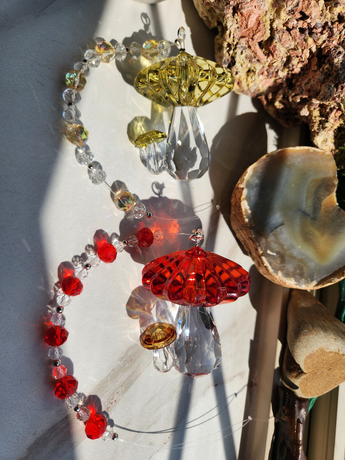 Mushroom Suncatcher π