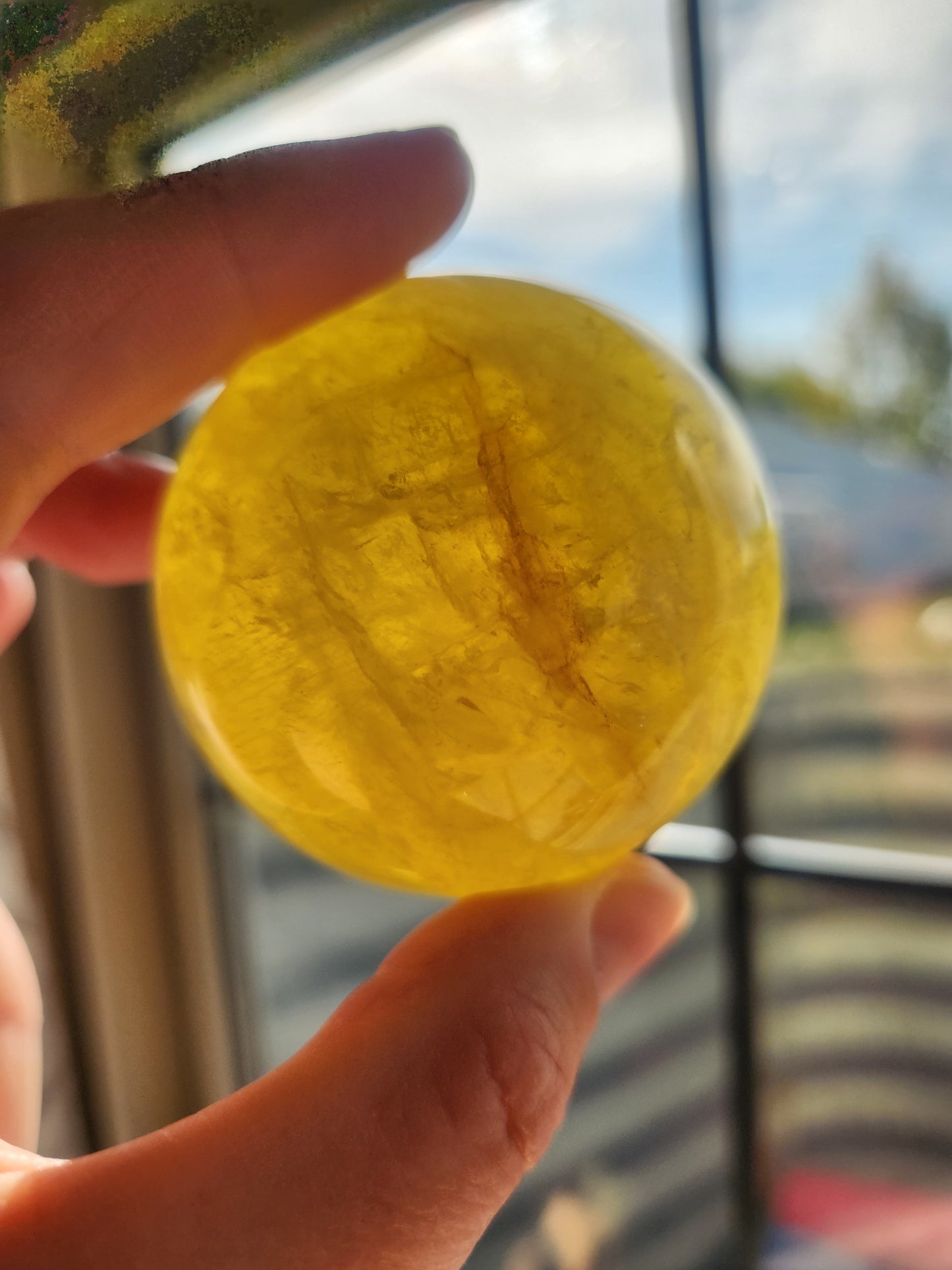 Lemon Quartz Sphere B