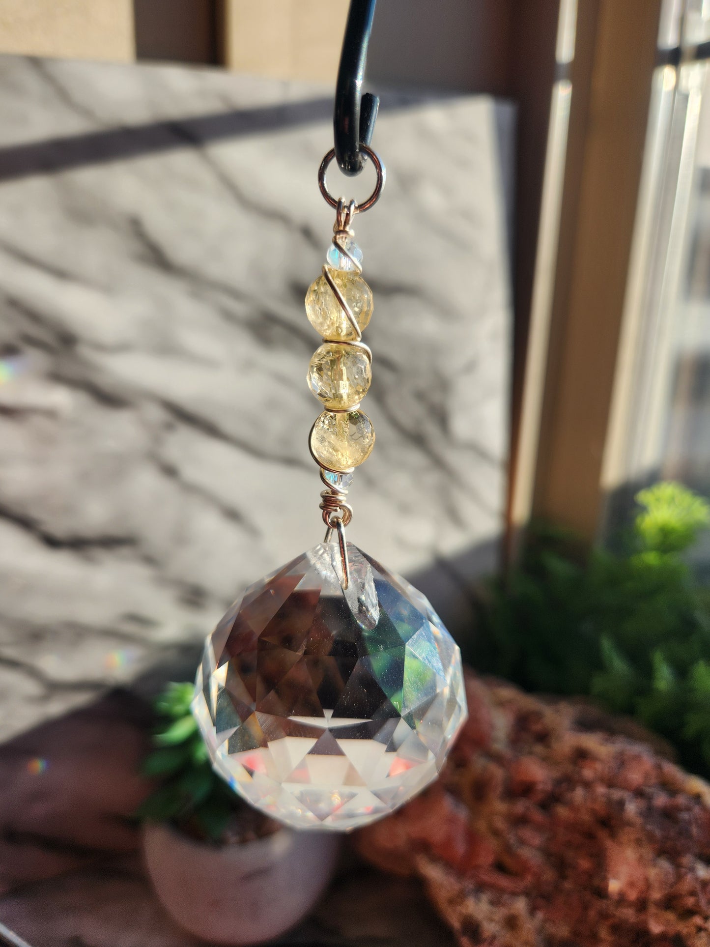 Citrine Suncatcher