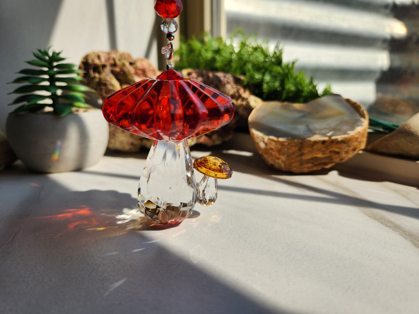 Mushroom Suncatcher π