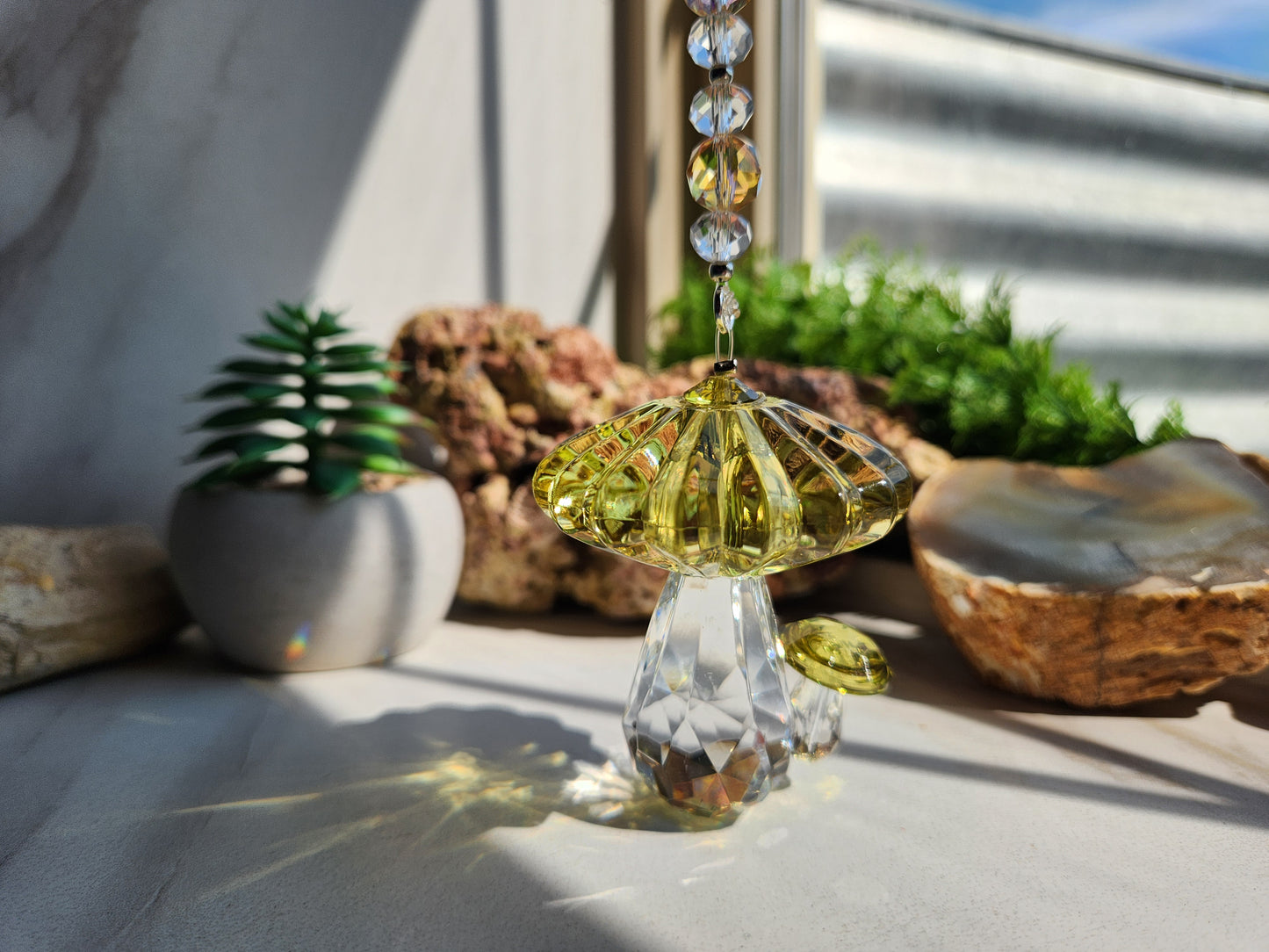 Mushroom Suncatcher π
