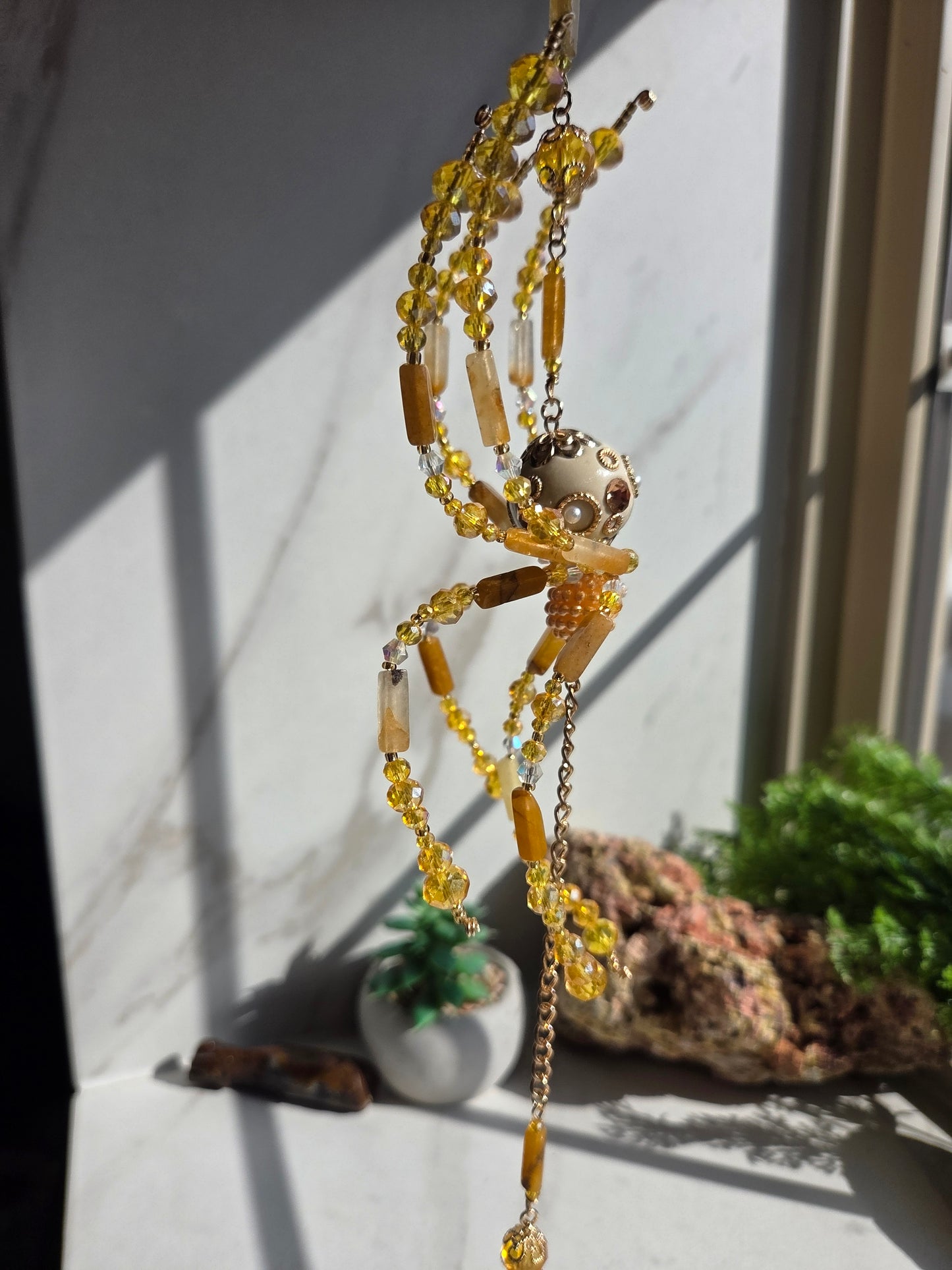 Golden Healer Spider Suncatcher ๐ ๐ธ๐ท