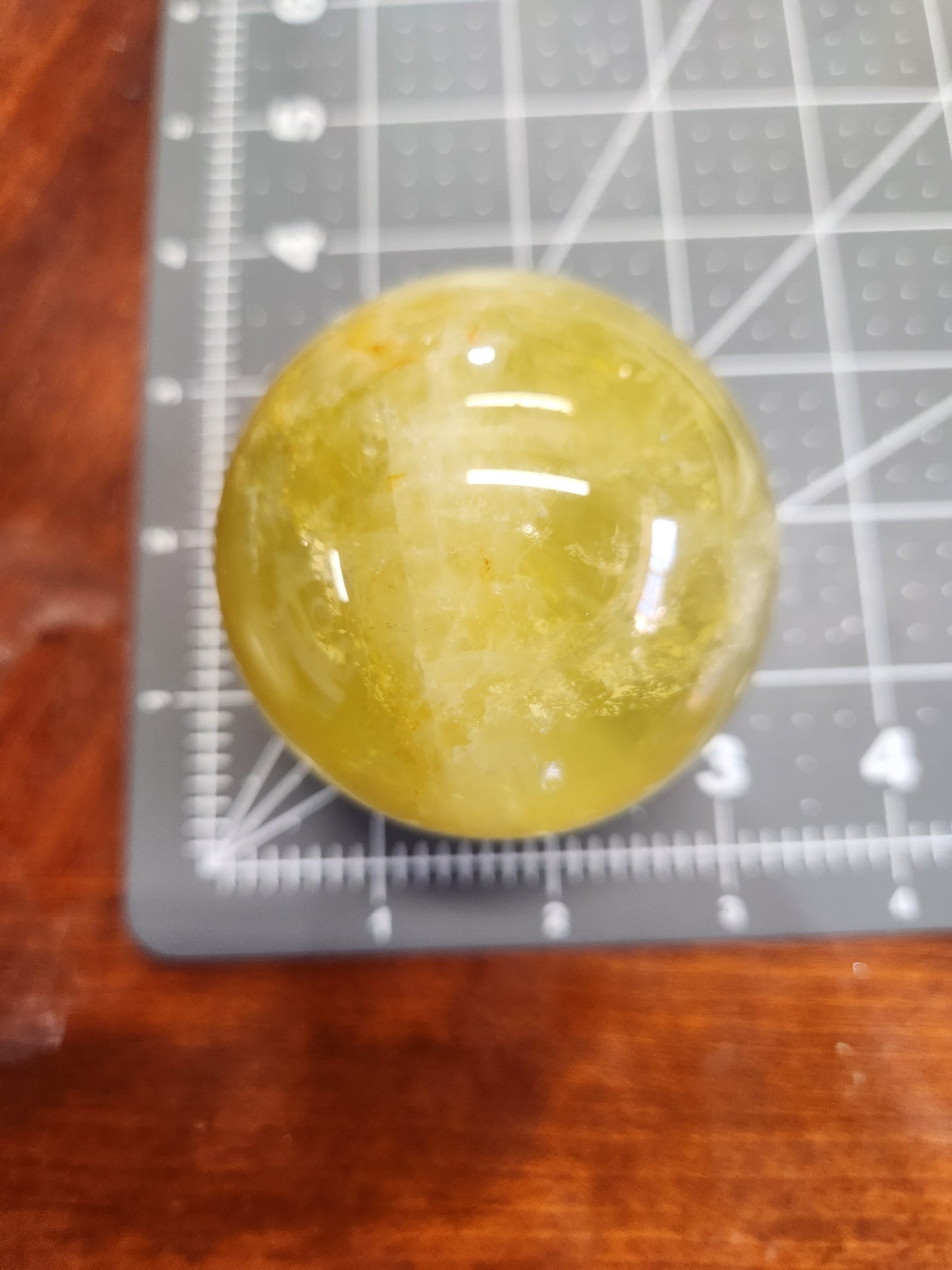 Lemon Quartz Sphere