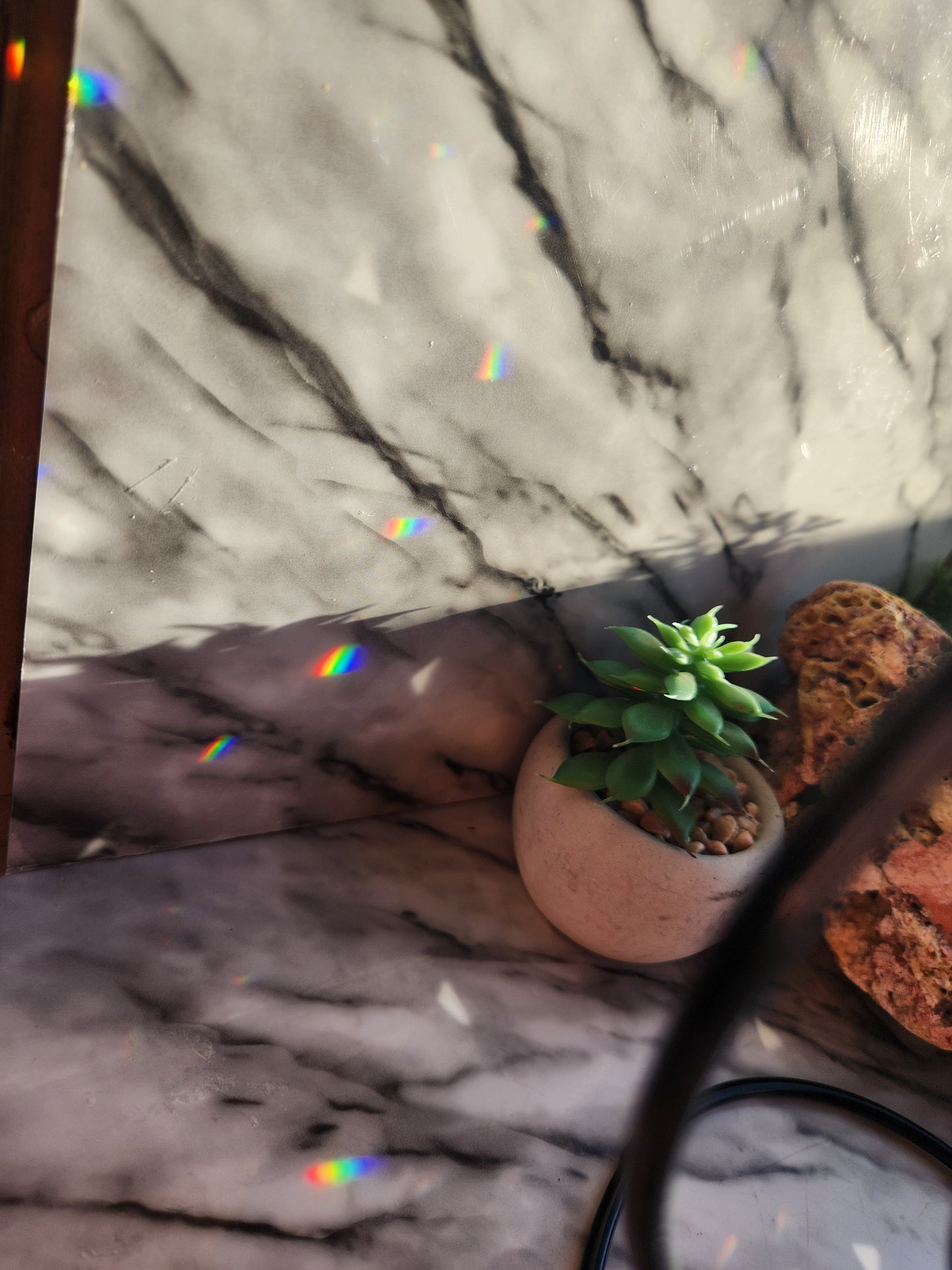 Moss Agate Suncatcher