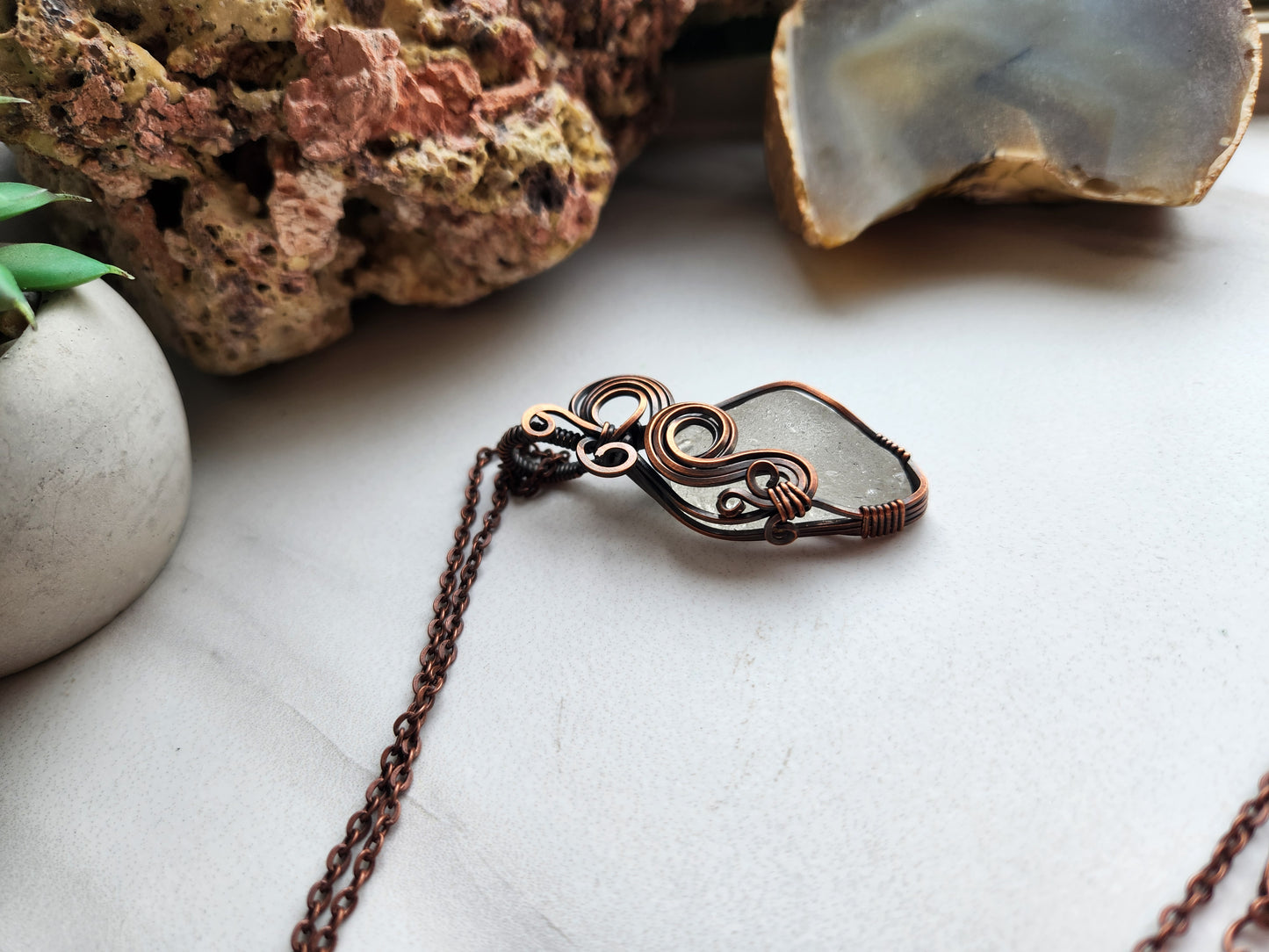 Canadian Seaglass Necklace