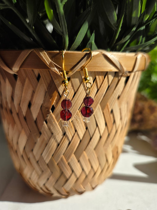 Garnet Necklace, Bracelet & Earring Set ❤️