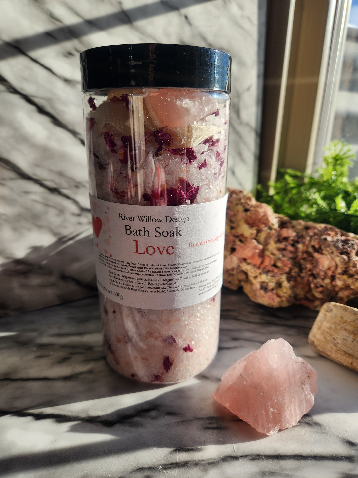 Crystal and Herbal Infused Bath Soaks