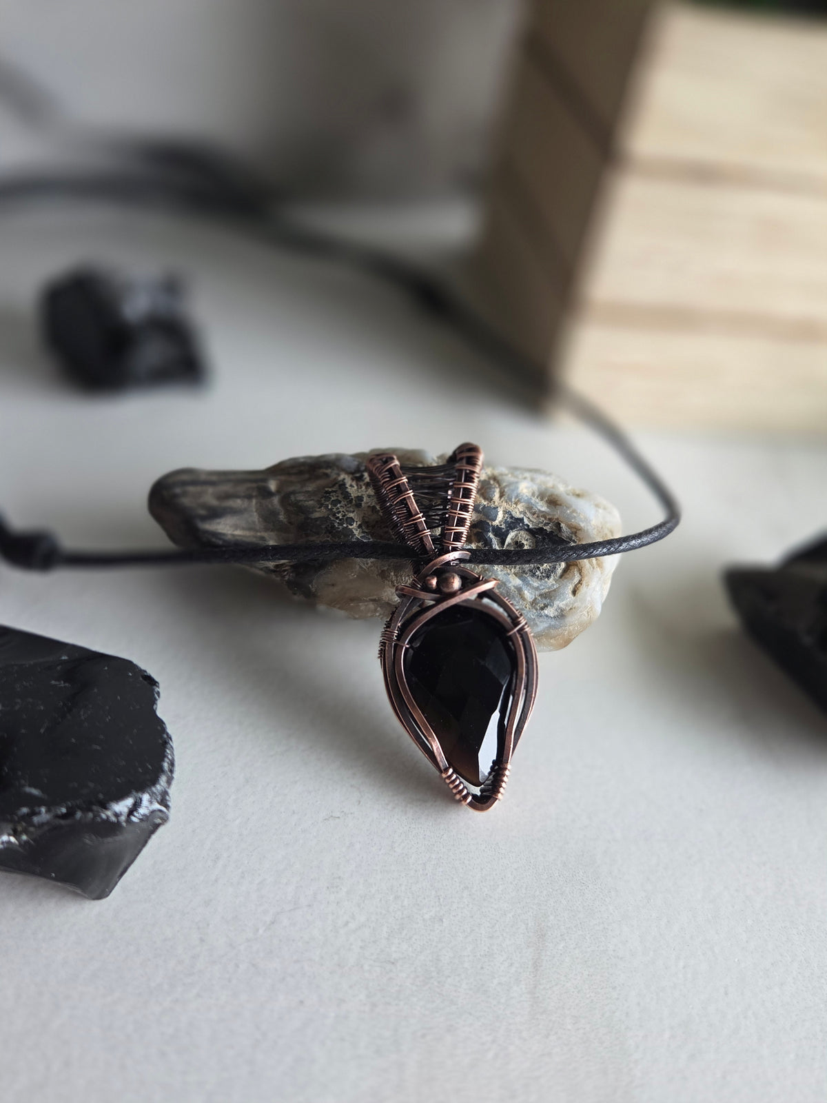 Midnight Guardian 🖤 Black Onyx Necklace