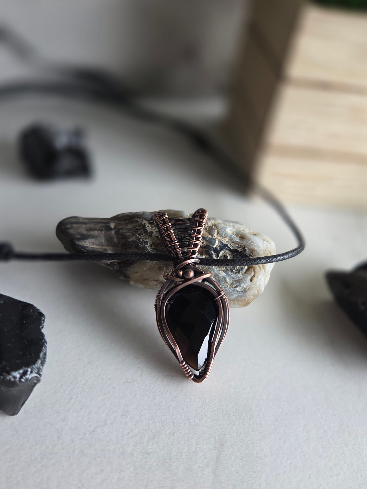 Midnight Guardian 🖤 Black Onyx Necklace
