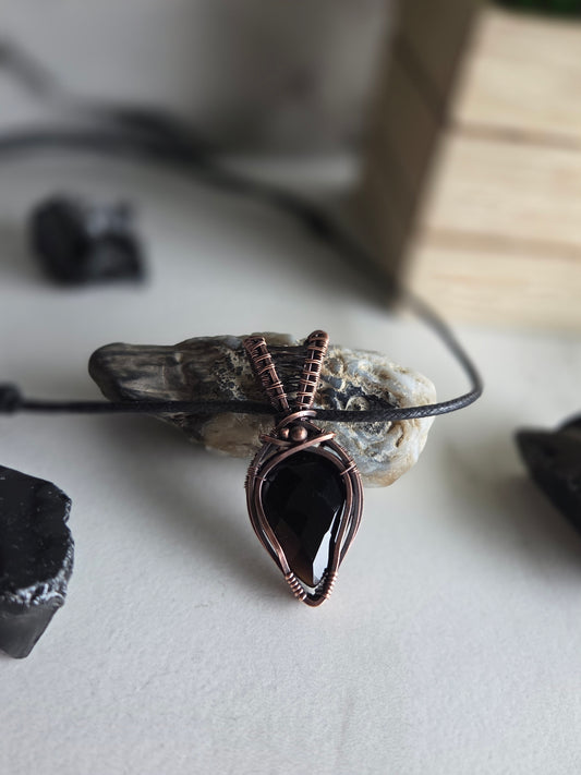 Midnight Guardian 🖤 Black Onyx Necklace