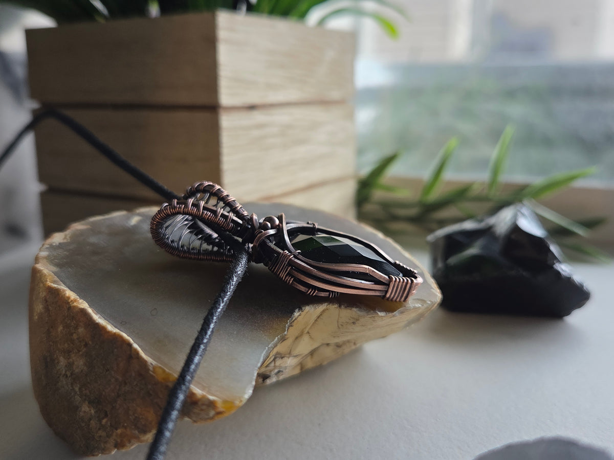 Midnight Guardian 🖤 Black Onyx Necklace