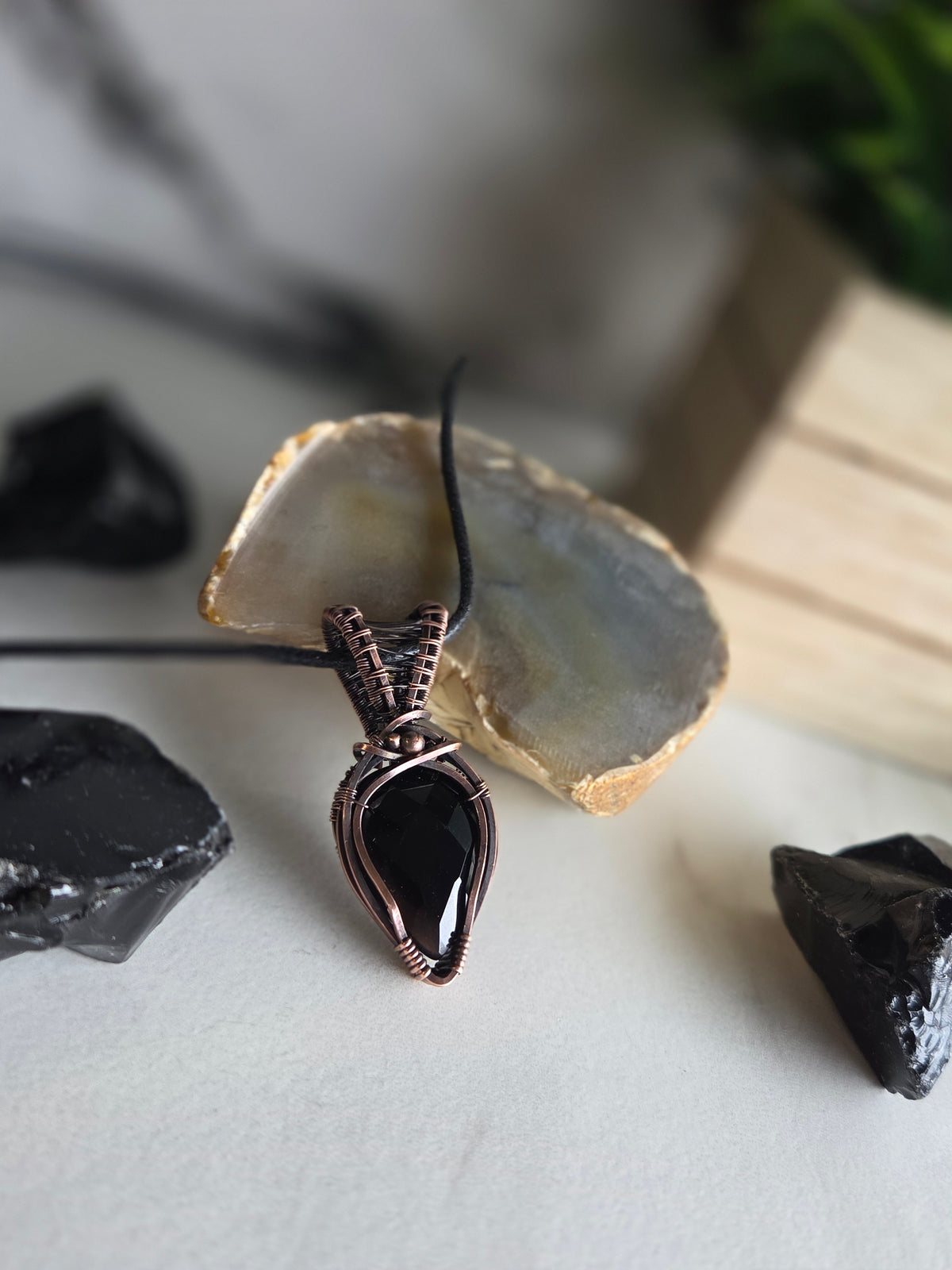 Midnight Guardian 🖤 Black Onyx Necklace