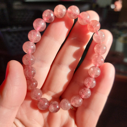 Strawberry Quartz Bracelet