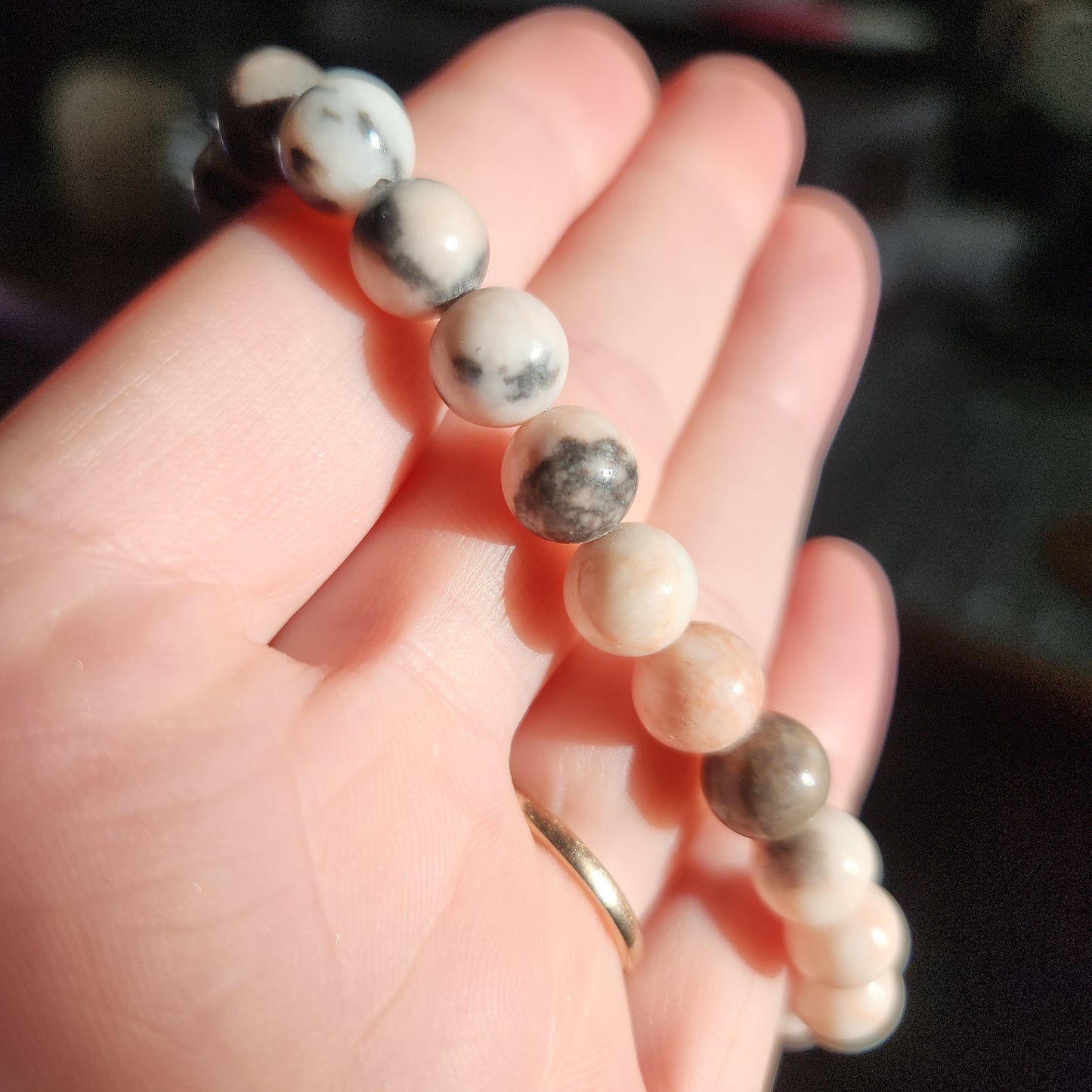 Pink Zebra Jasper Bracelet