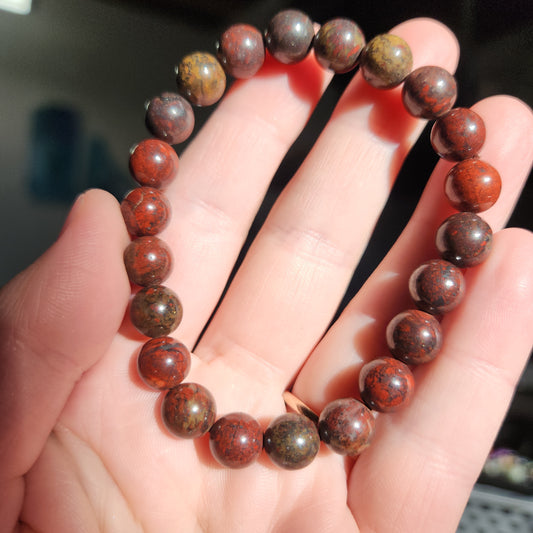 Chicken Blood Jasper Bracelet