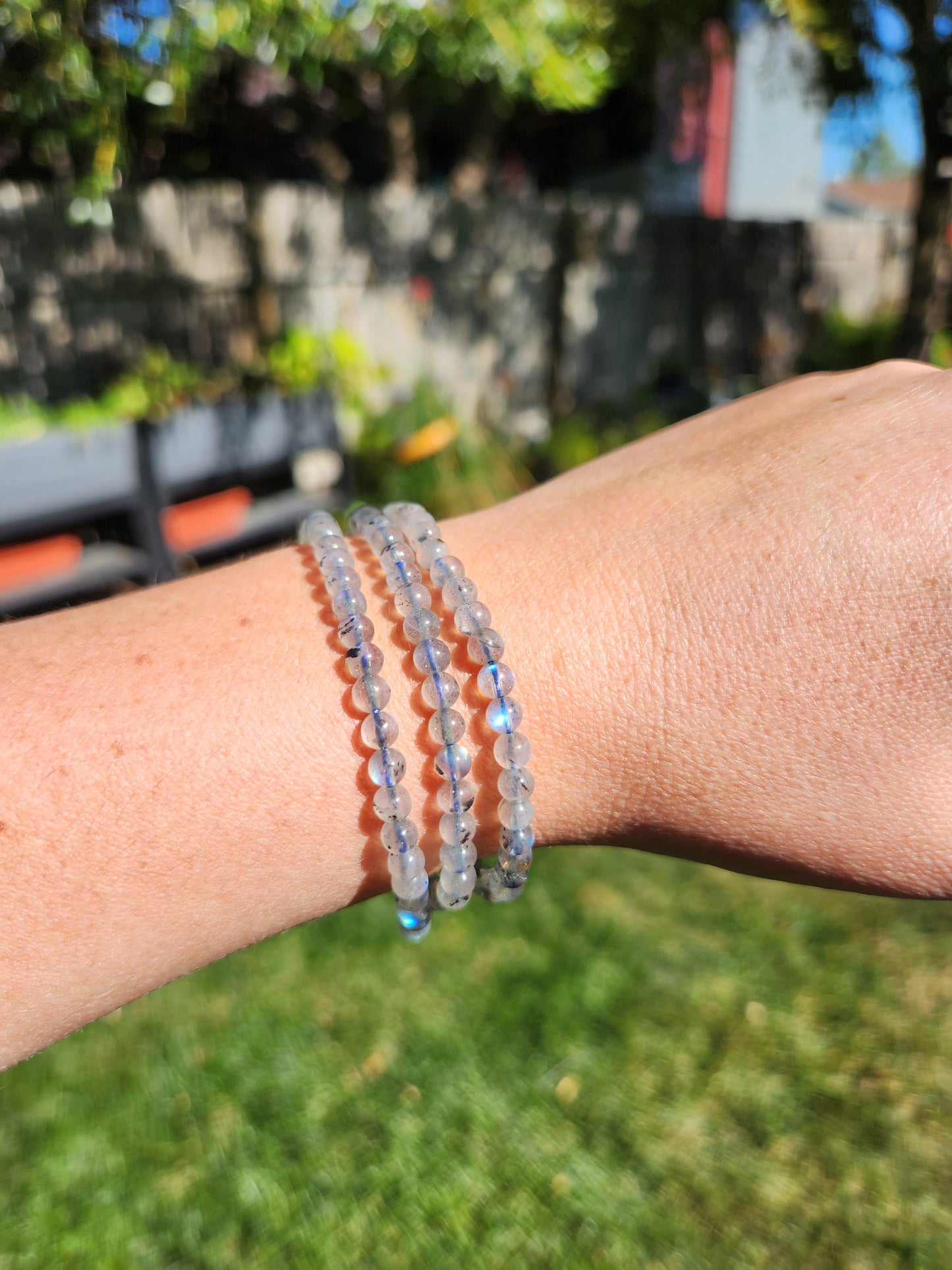 Labradorite Infinity Bracelet