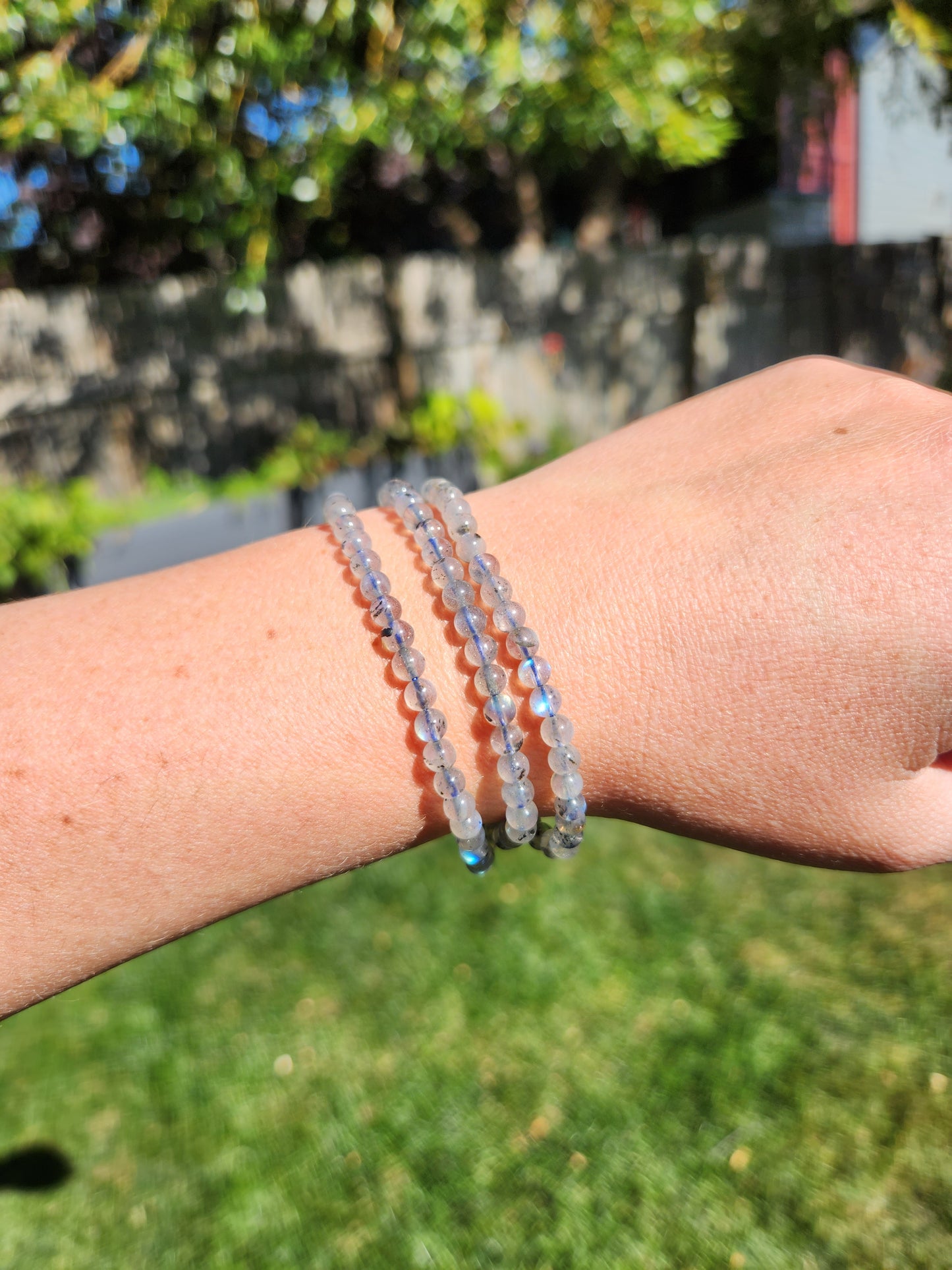 Labradorite Infinity Bracelet