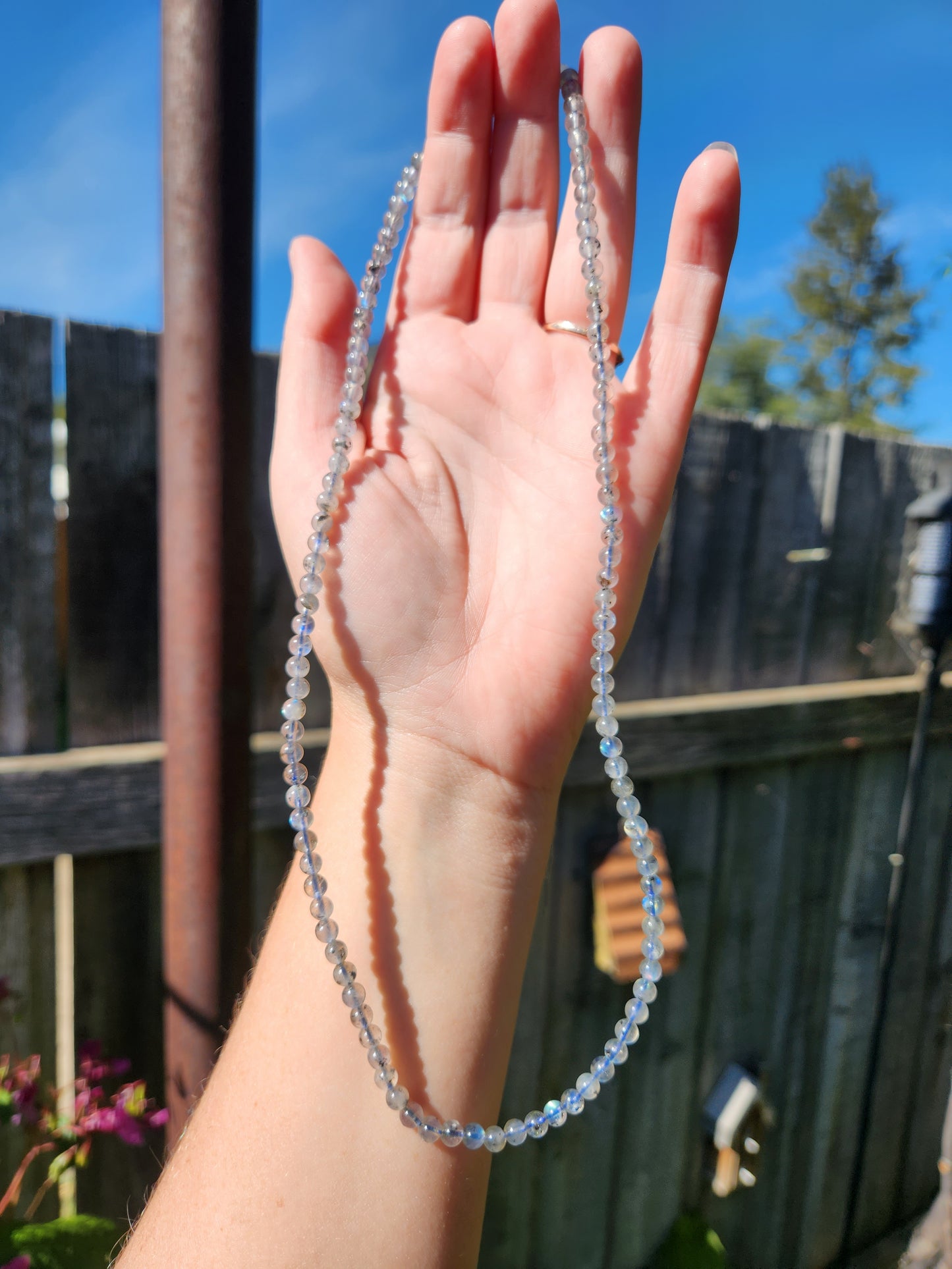 Labradorite Infinity Bracelet