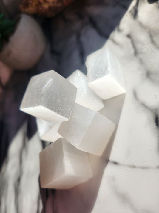 Raw Selenite Cubes