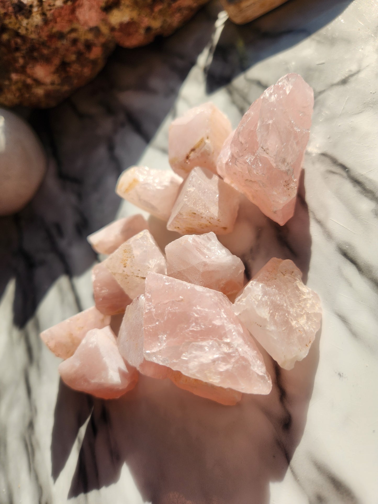 Raw Rose Quartz