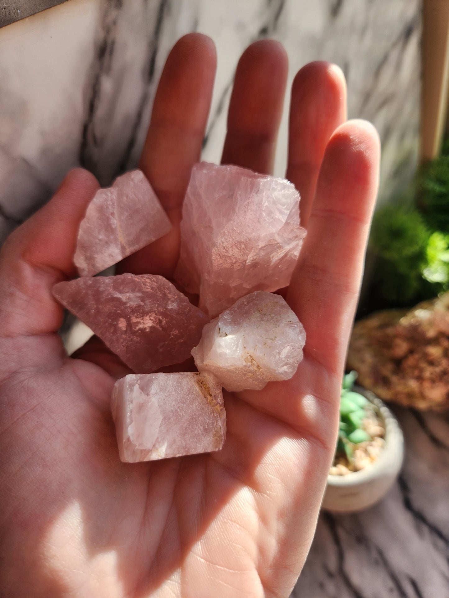 Raw Rose Quartz