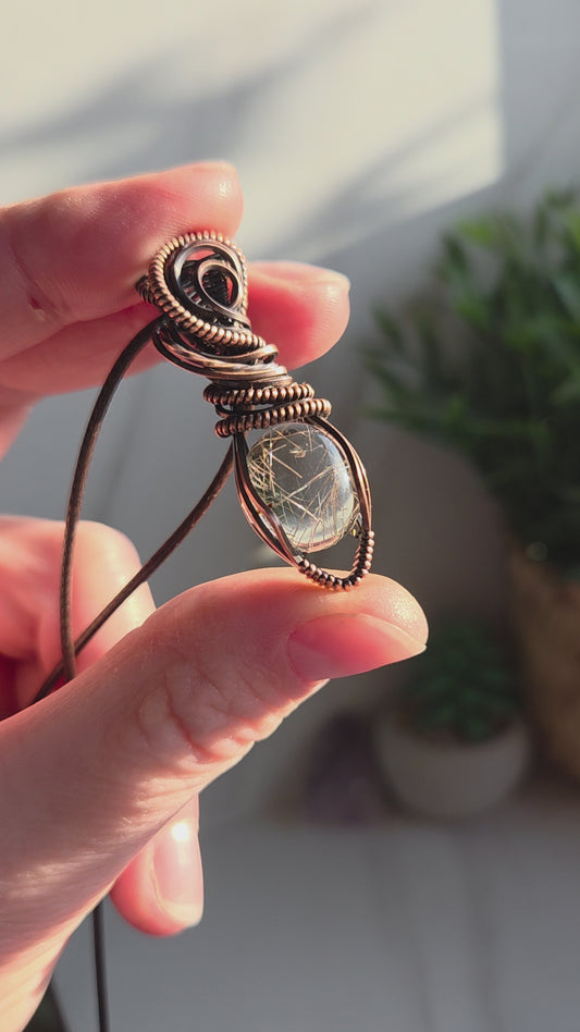 Rutilated Quartz Necklace