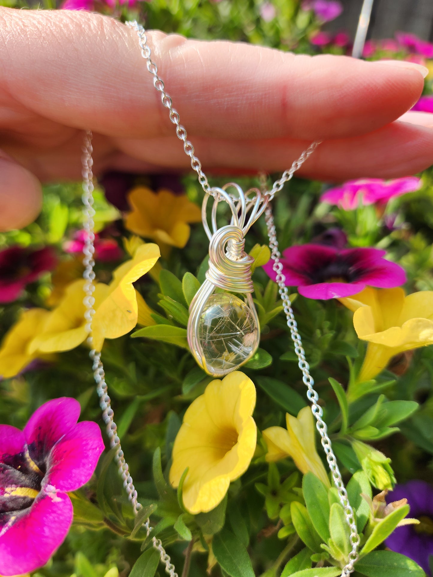 Rutilated Quartz Necklace