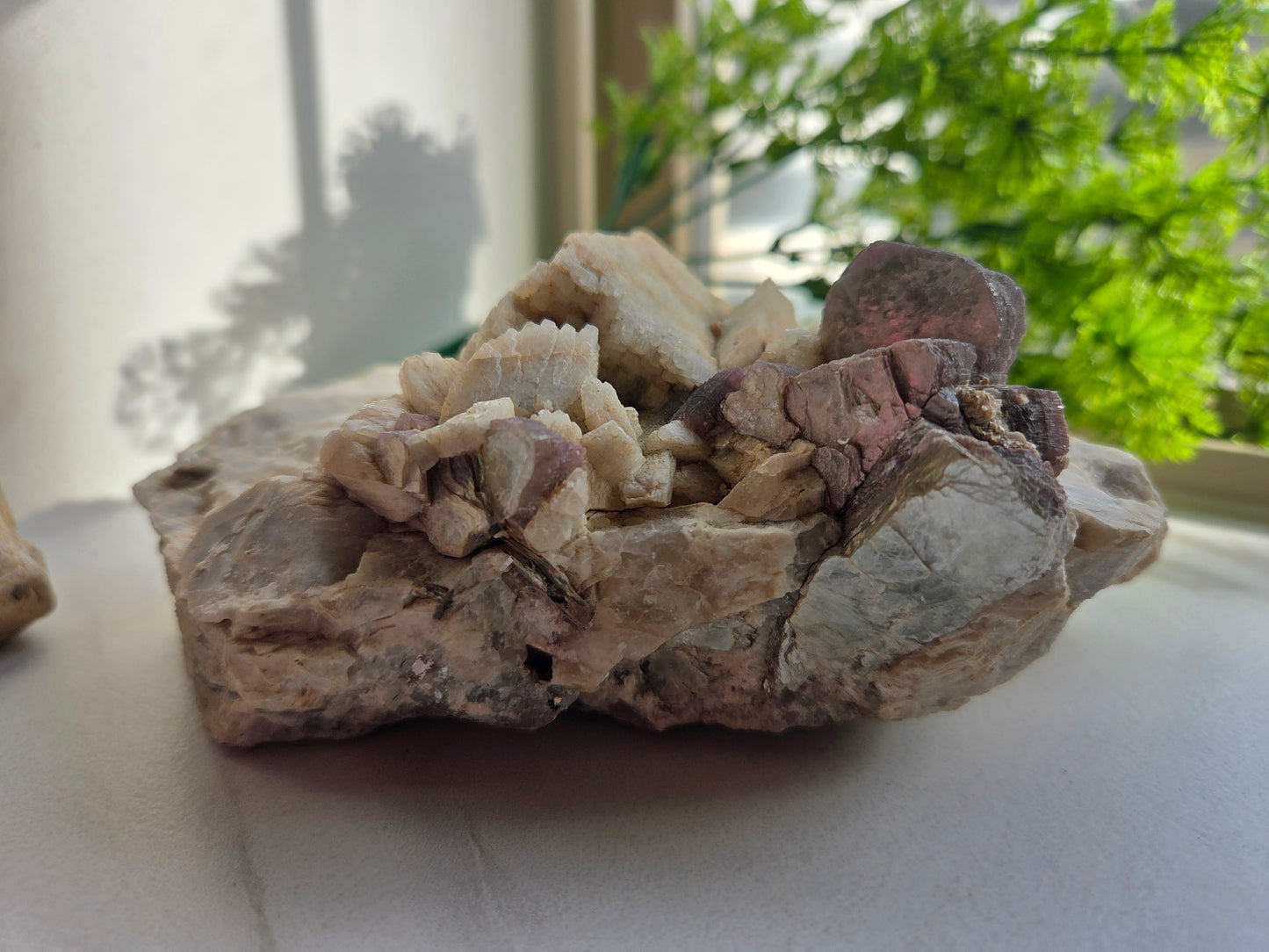 Raw Lepidolite with Clevelandite Feldspar Specimen 😍