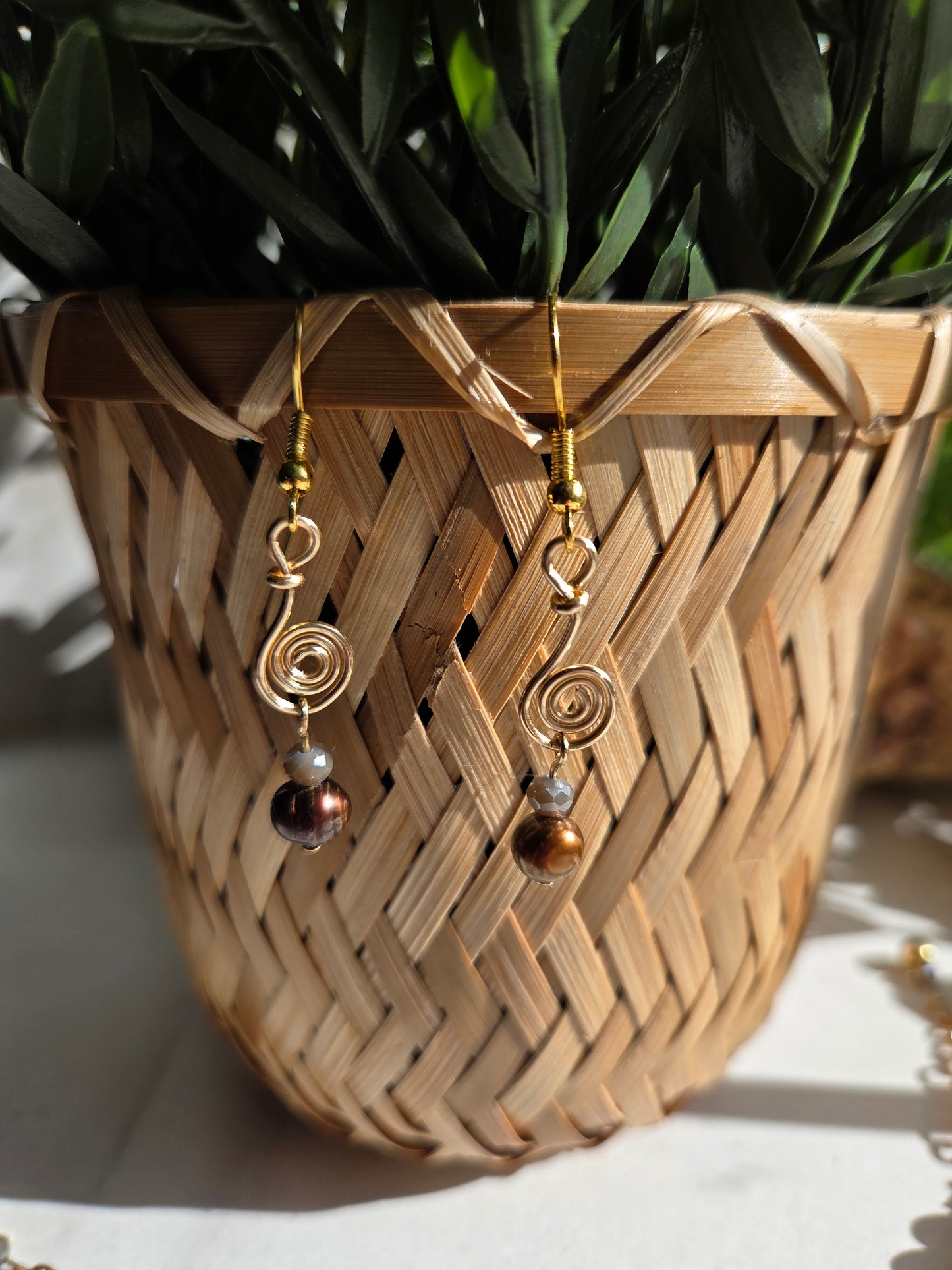 Peacock Fresh Water Pearl Necklace, Bracelet & Earring Set 🦚