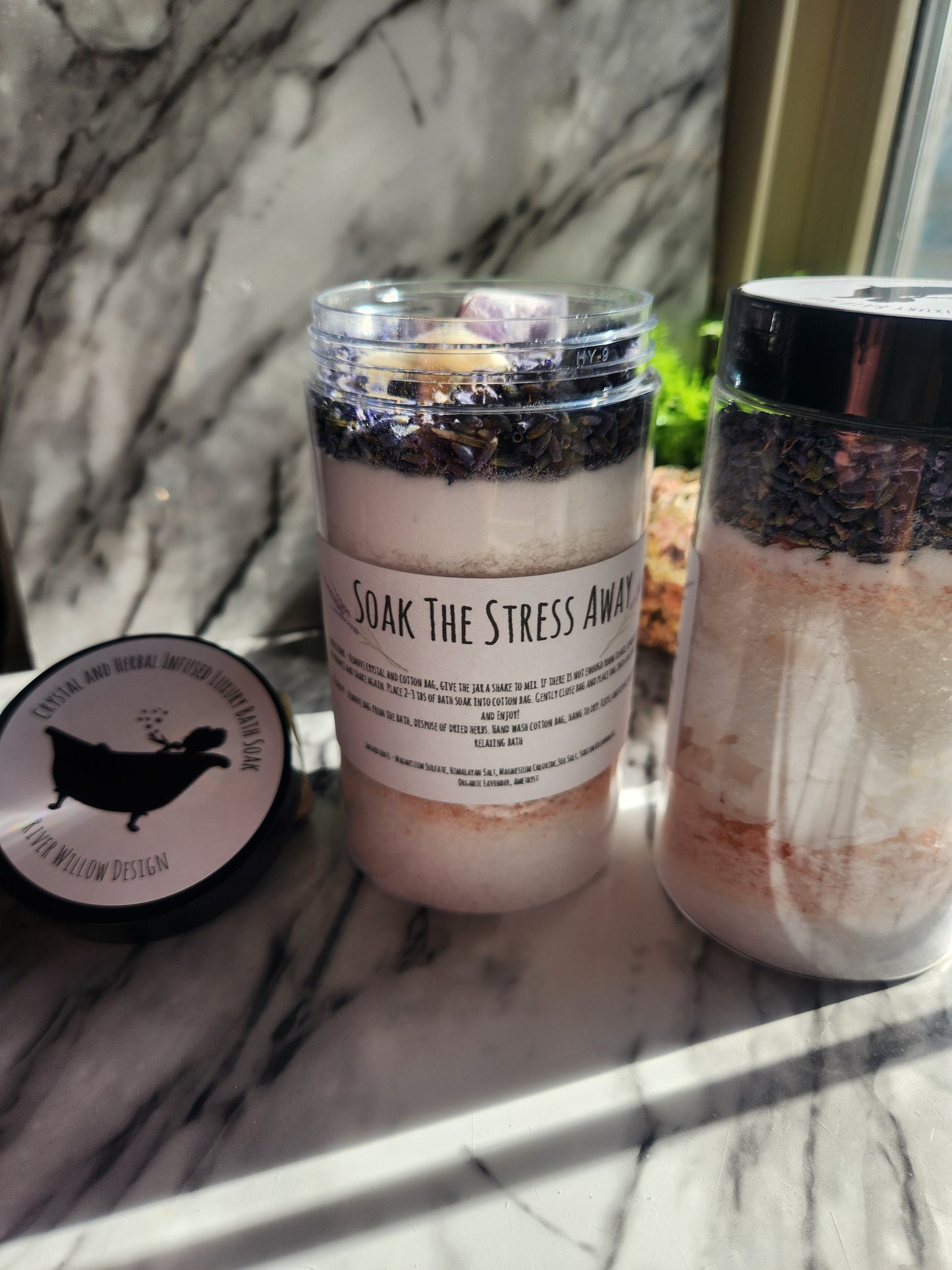 Crystal and Herbal Infused Luxury Bath Soaks