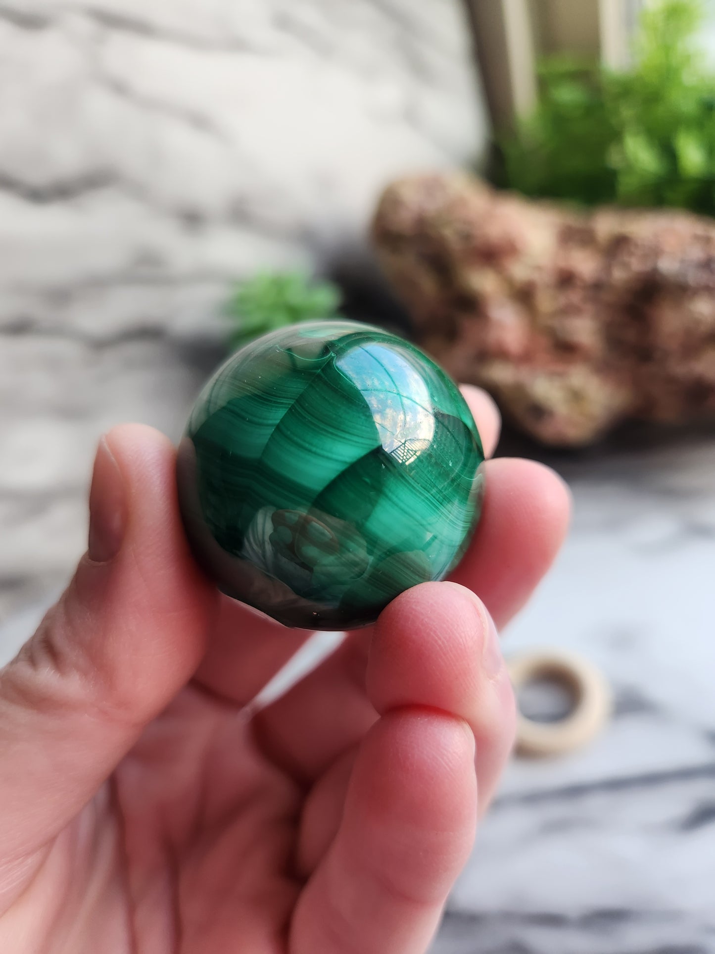 Malachite Sphere A