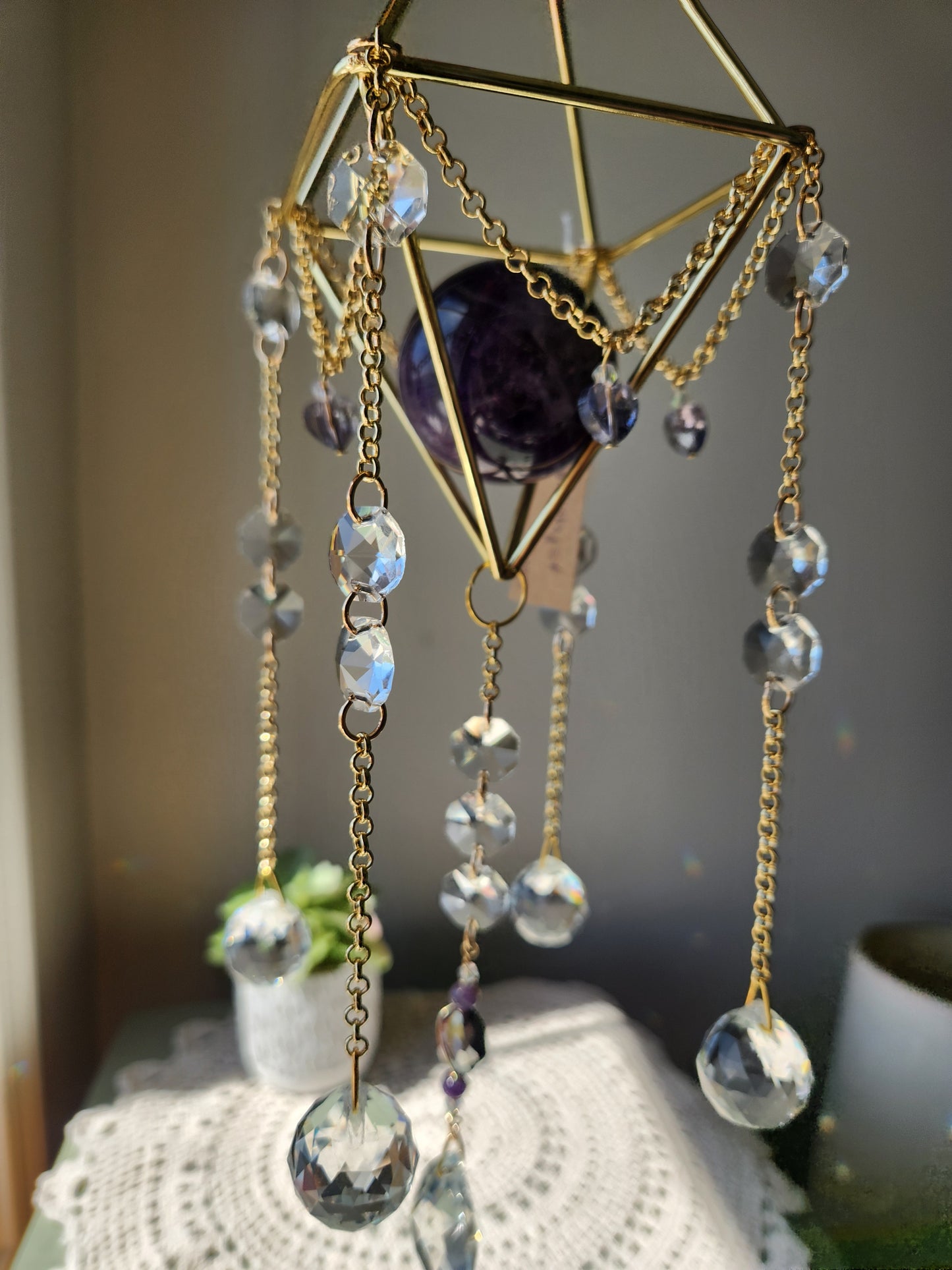 Amethyst Suncatcher