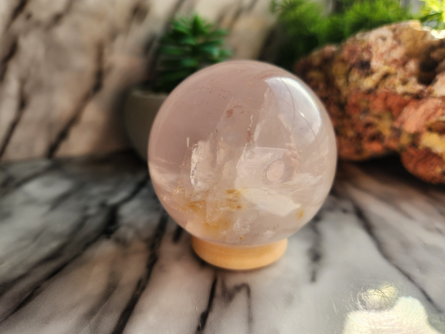 Rose Quartz Sphere