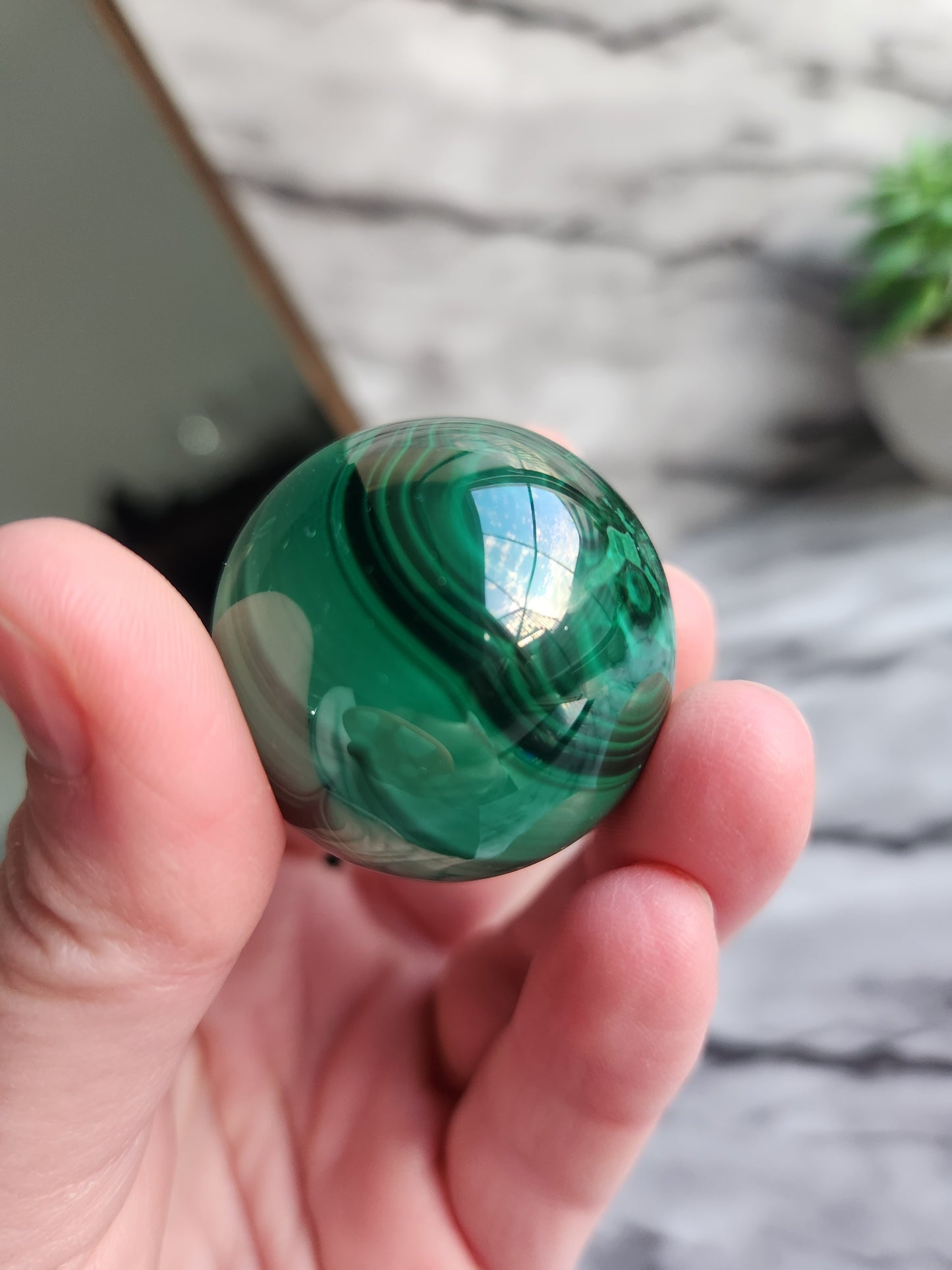 Malachite Sphere B