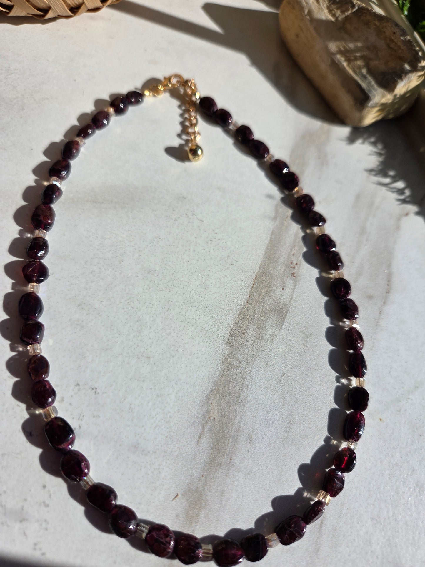 Garnet Necklace, Bracelet & Earring Set ❤️