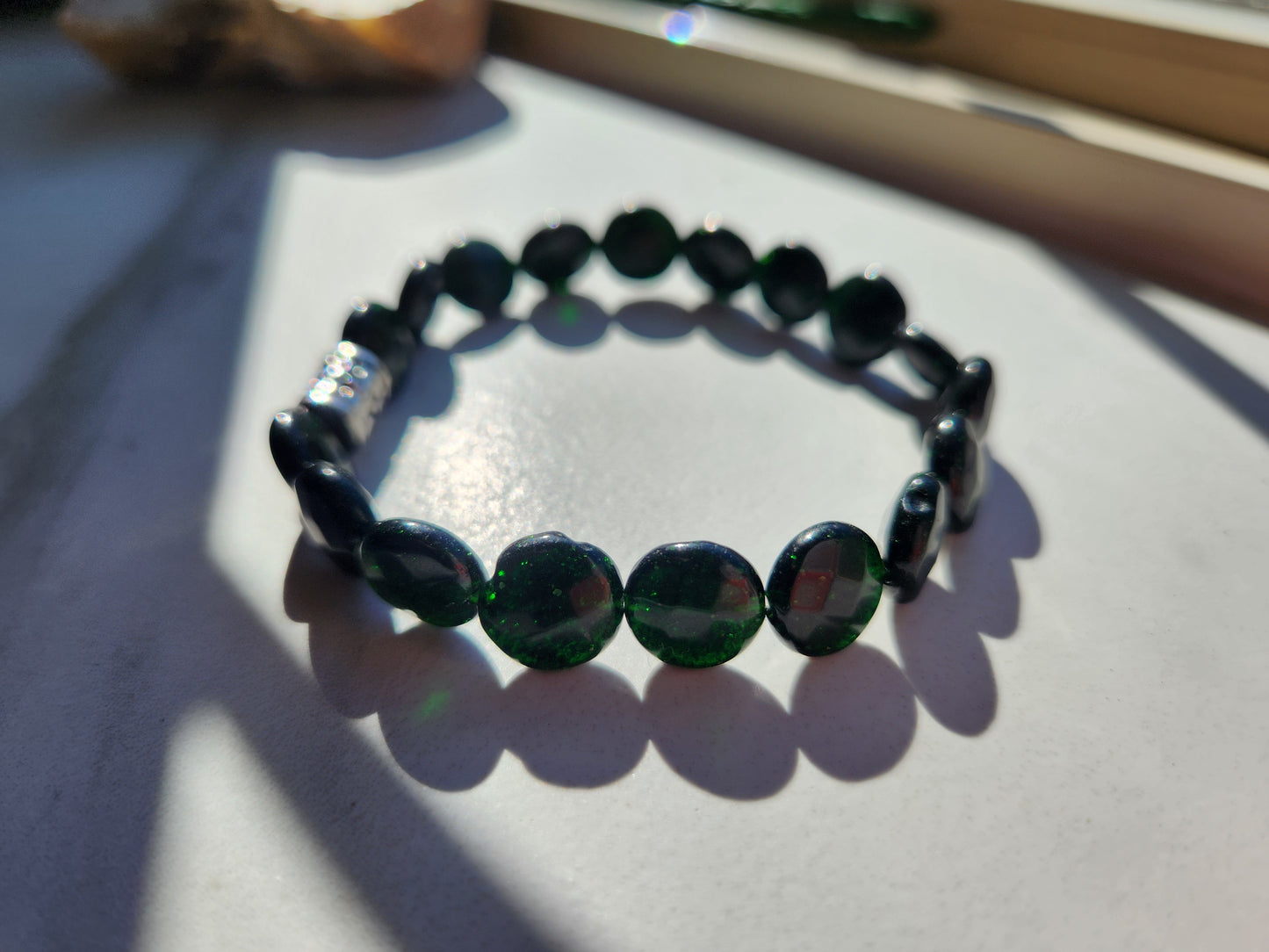 Green Sandstone Bracelet
