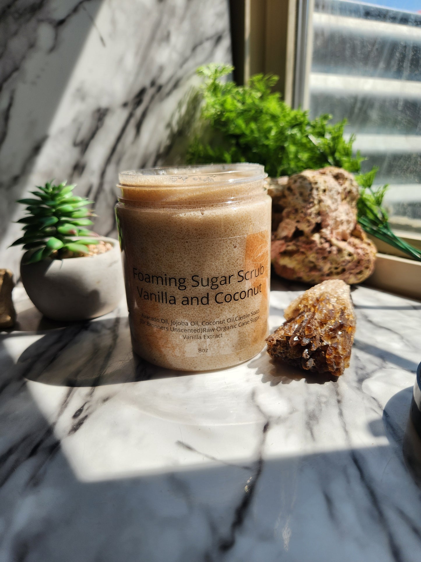 Foaming Sugar Scrub Coconut and Vanilla