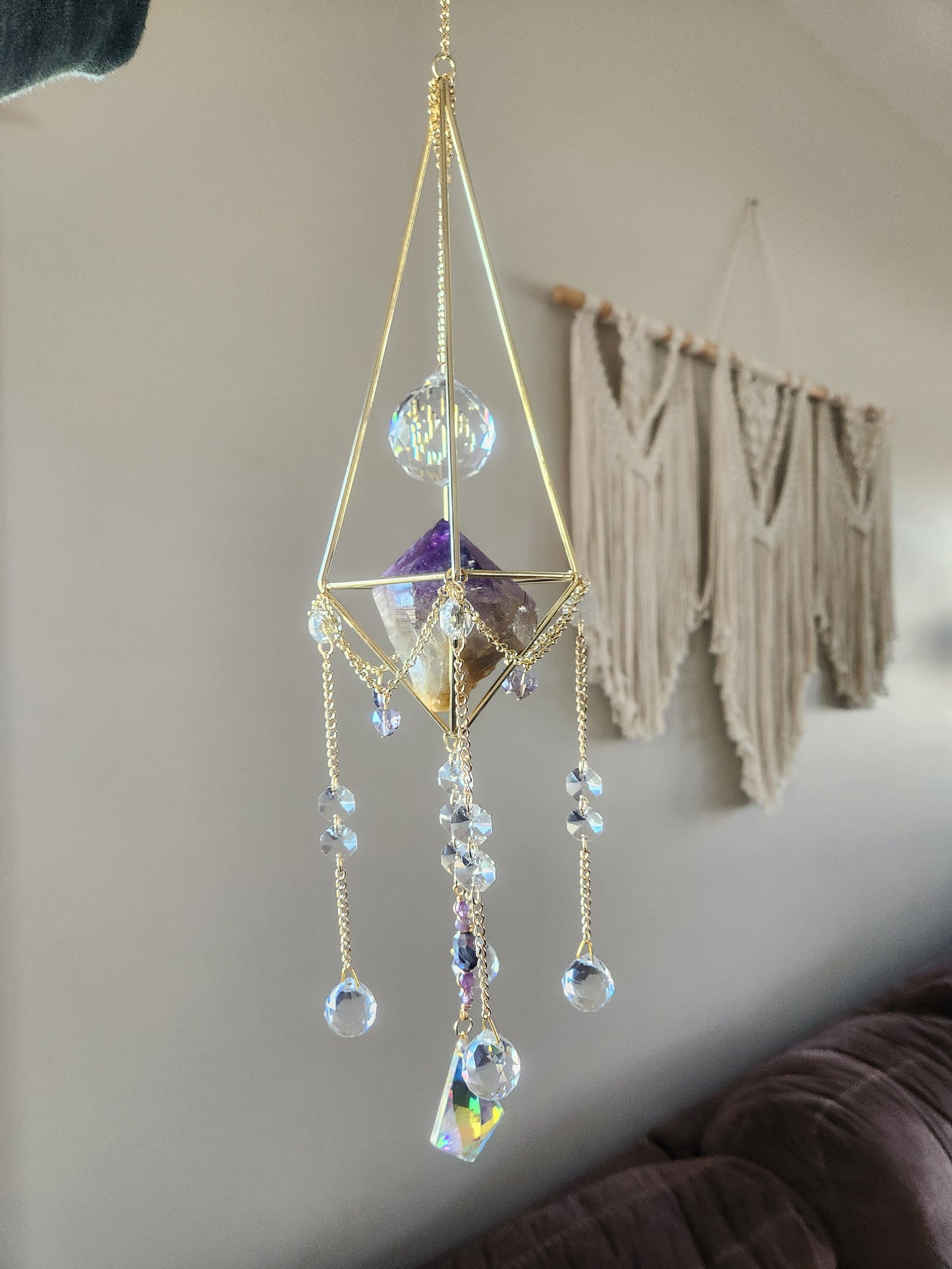 Amethyst Suncatcher