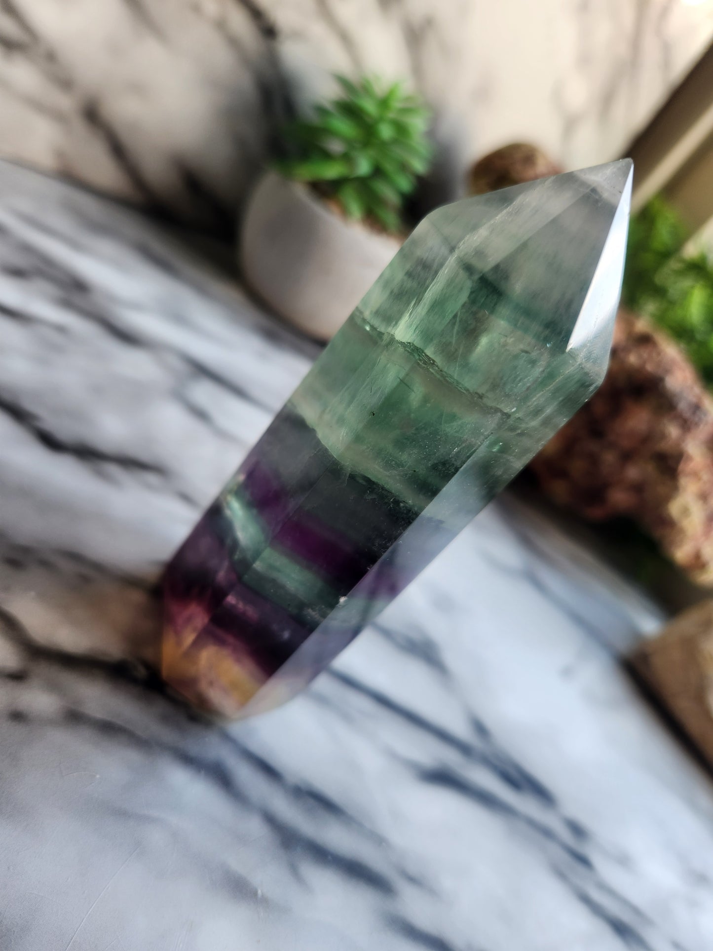 Rainbow Fluorite Tower