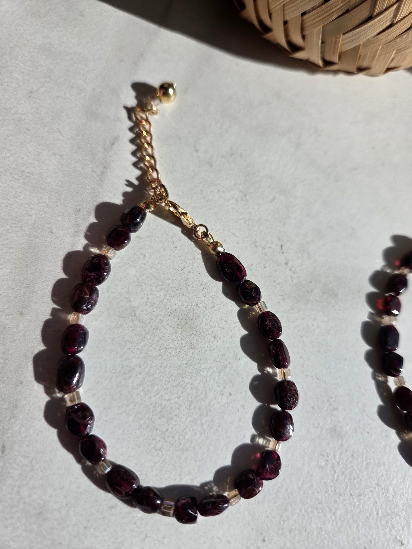 Garnet Necklace, Bracelet & Earring Set ❤️