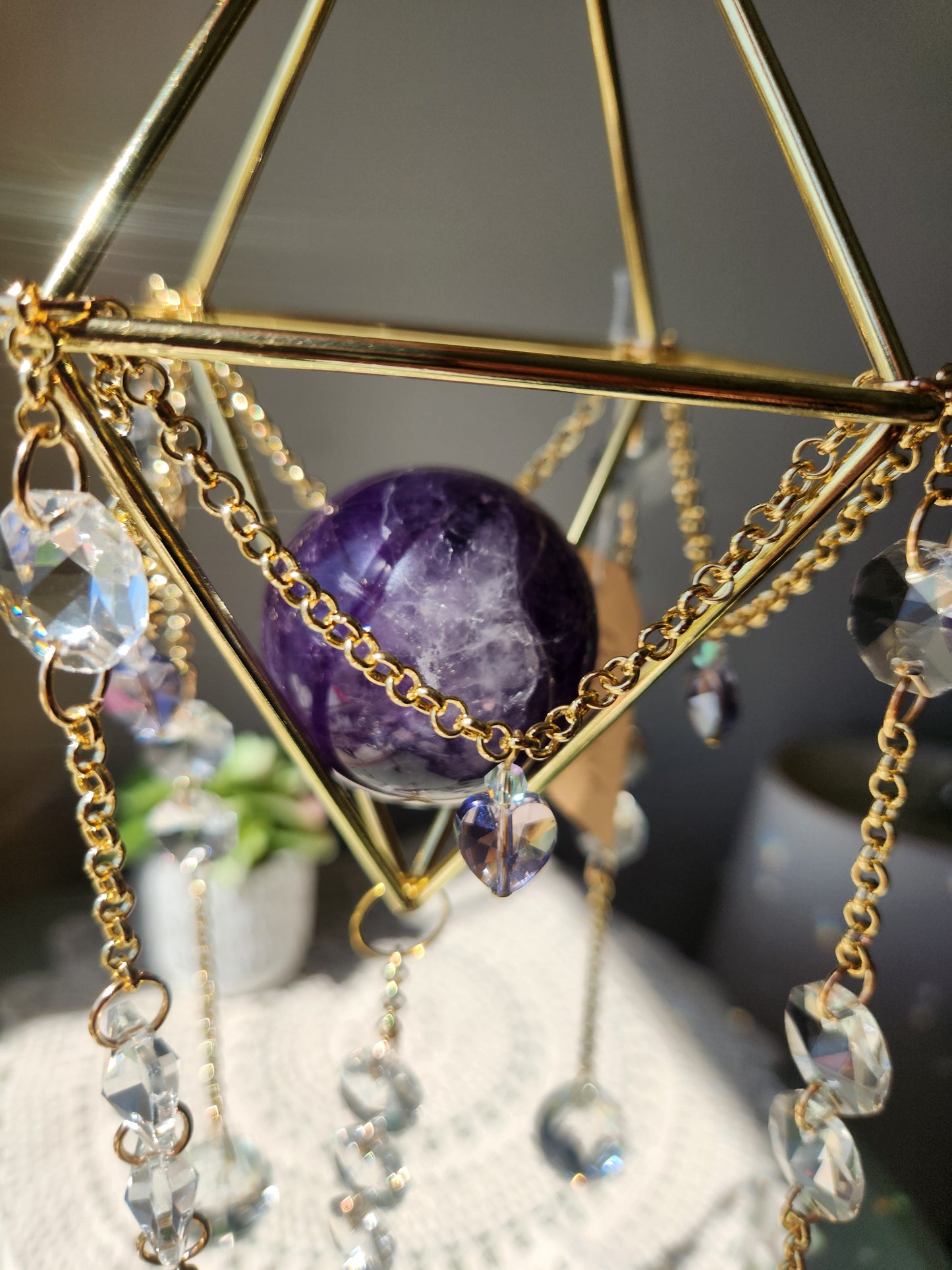 Amethyst Suncatcher